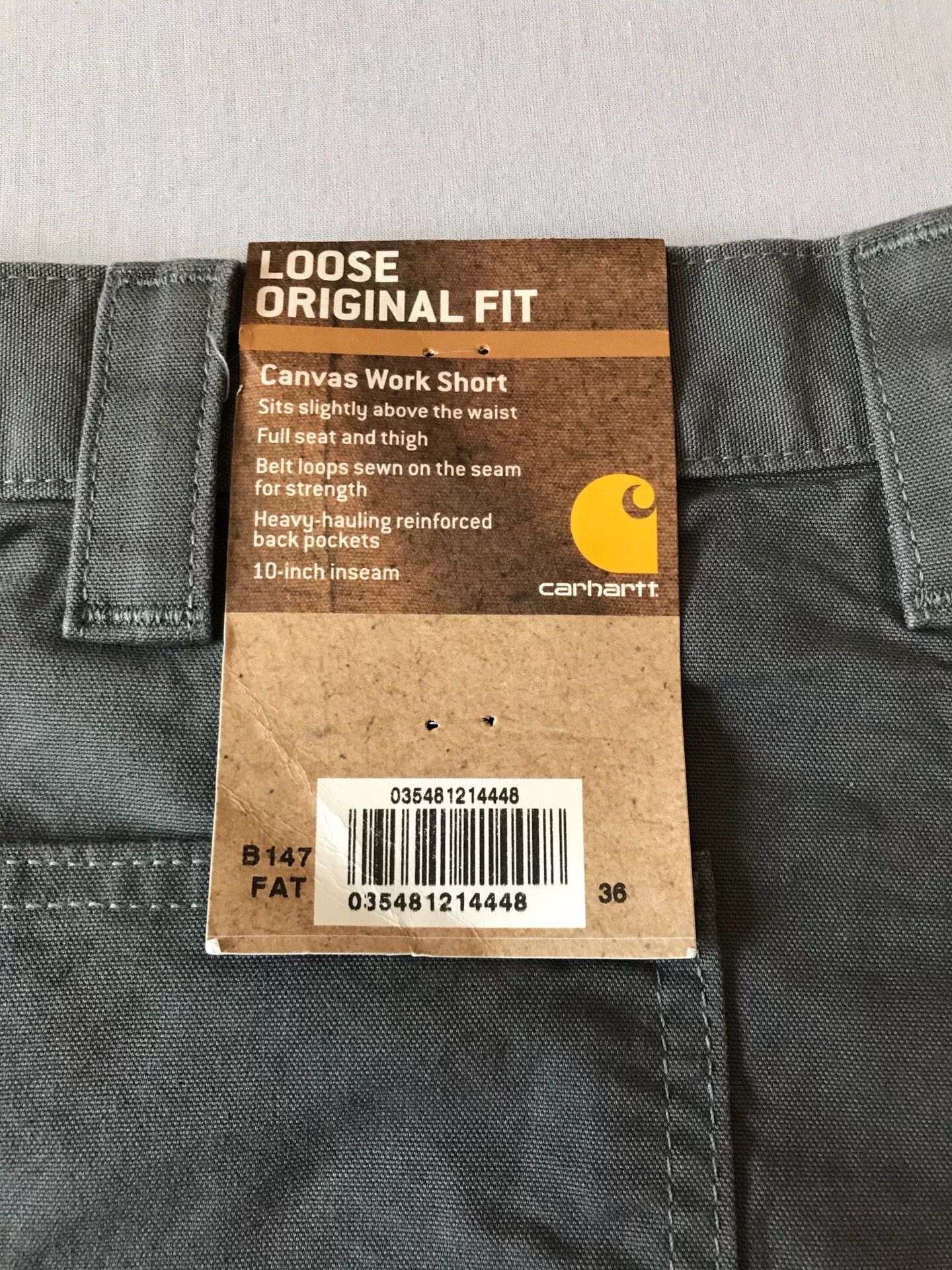 Carhartt Carhartt B147 FAT Work Shorts Size US 36 / EU 52 - 8 Thumbnail
