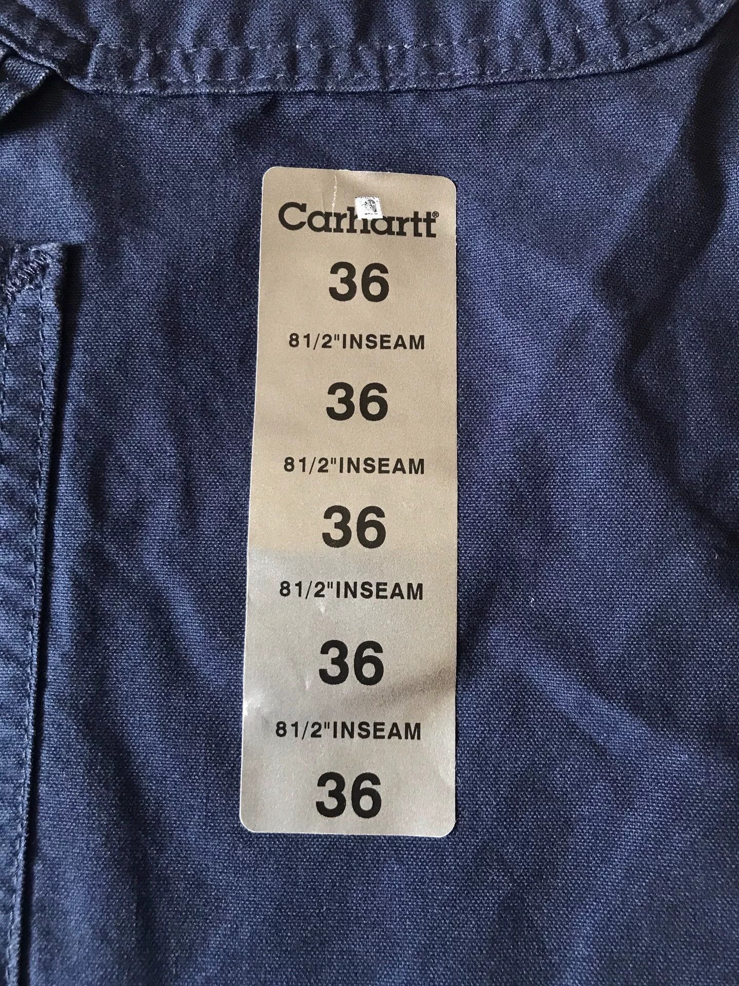 Carhartt Carhartt B144 Navy Work Short W36 Size US 36 / EU 52 - 7 Thumbnail