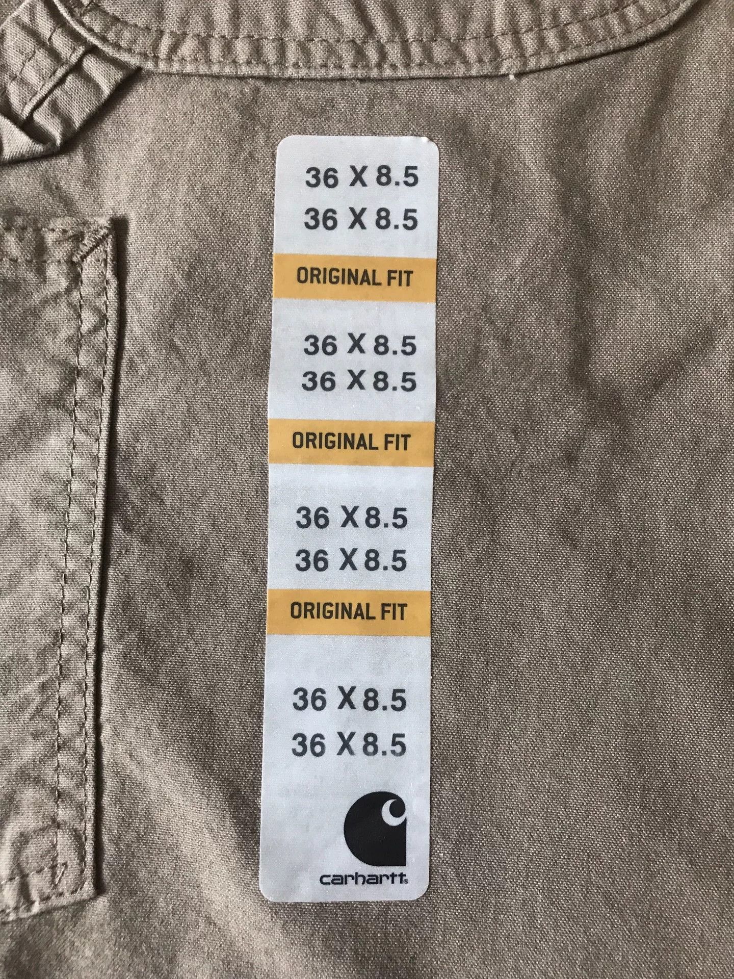 Carhartt Carhartt B144 LBR Washed Canvas Shorts Size US 36 / EU 52 - 7 Thumbnail