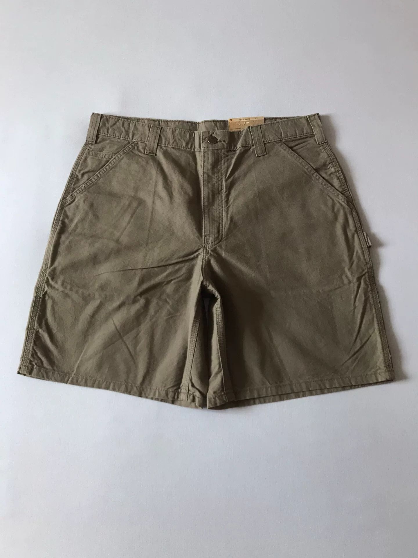Carhartt Carhartt B144 LBR Washed Canvas Shorts Size US 36 / EU 52 - 2 Thumbnail