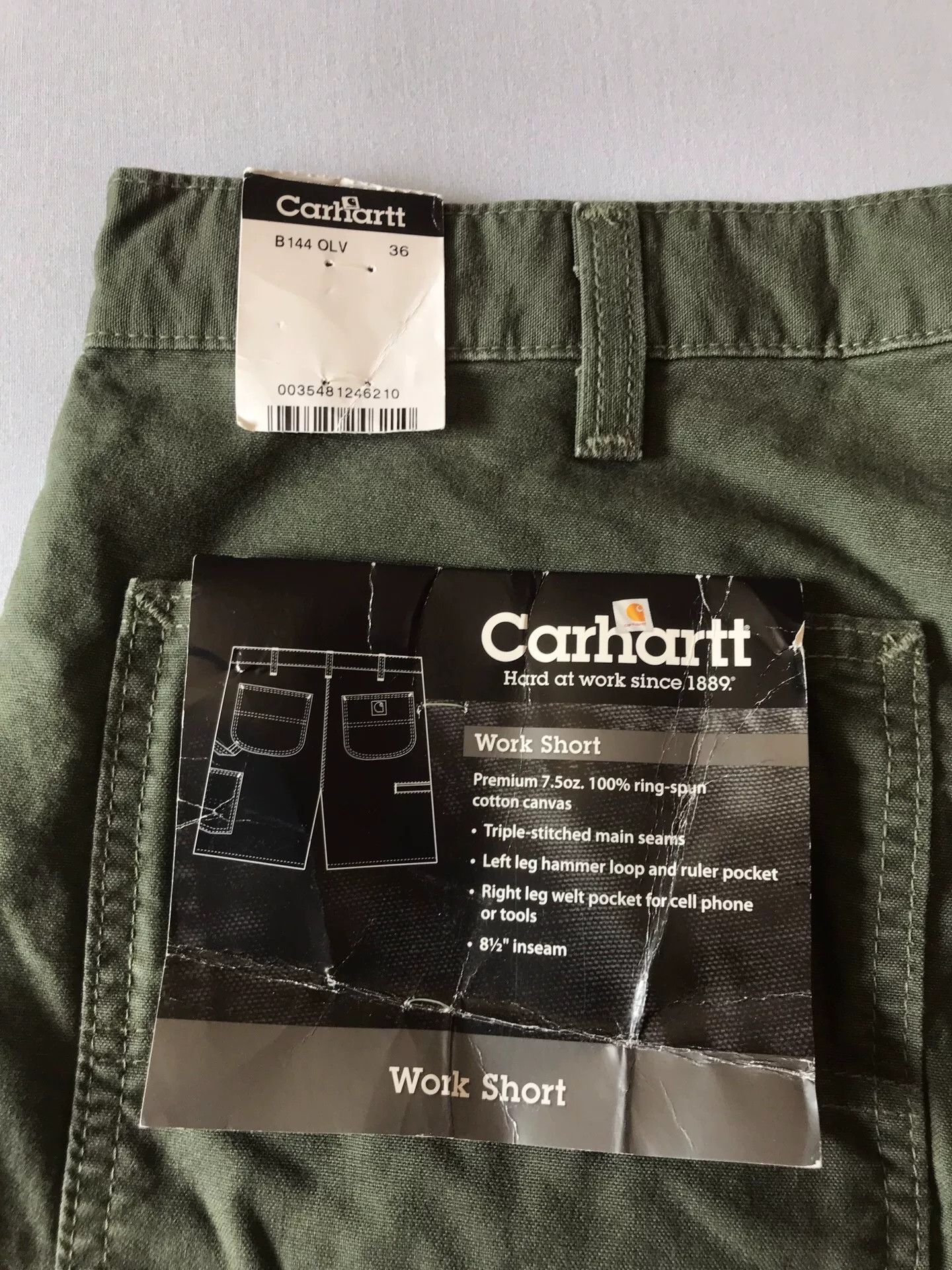 Carhartt Carhartt B144 Work Short W36 Size US 36 / EU 52 - 8 Thumbnail