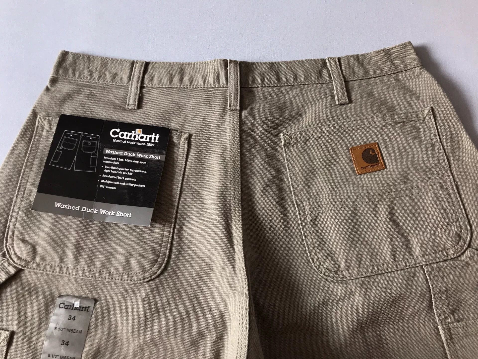Carhartt Carhartt B25 DES Washed Canvas Work Shorts Size US 34 / EU 50 - 3 Thumbnail