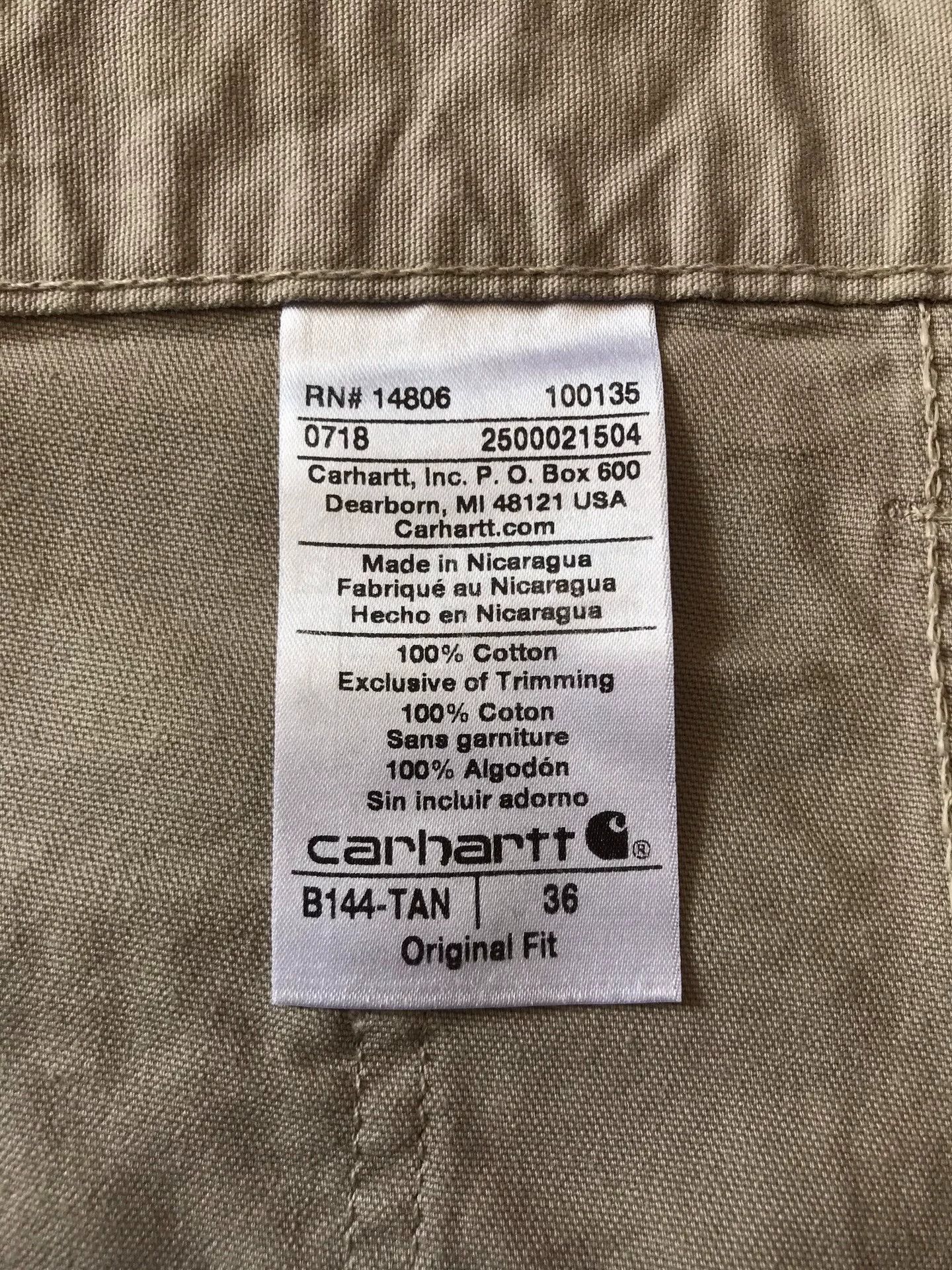 Carhartt Carhartt B144 Tan Cargo Shorts Size US 36 / EU 52 - 9 Thumbnail