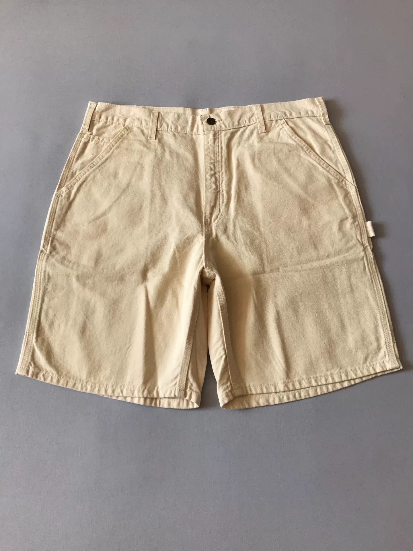 Carhartt Carhartt Washed Canvas Work Shorts Size US 36 / EU 52 - 2 Thumbnail