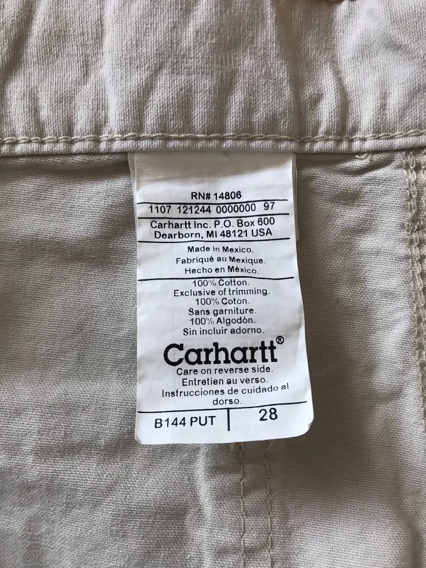 Carhartt Carhartt B144 W28 Work Shorts Size US 28 / EU 44 - 9 Thumbnail