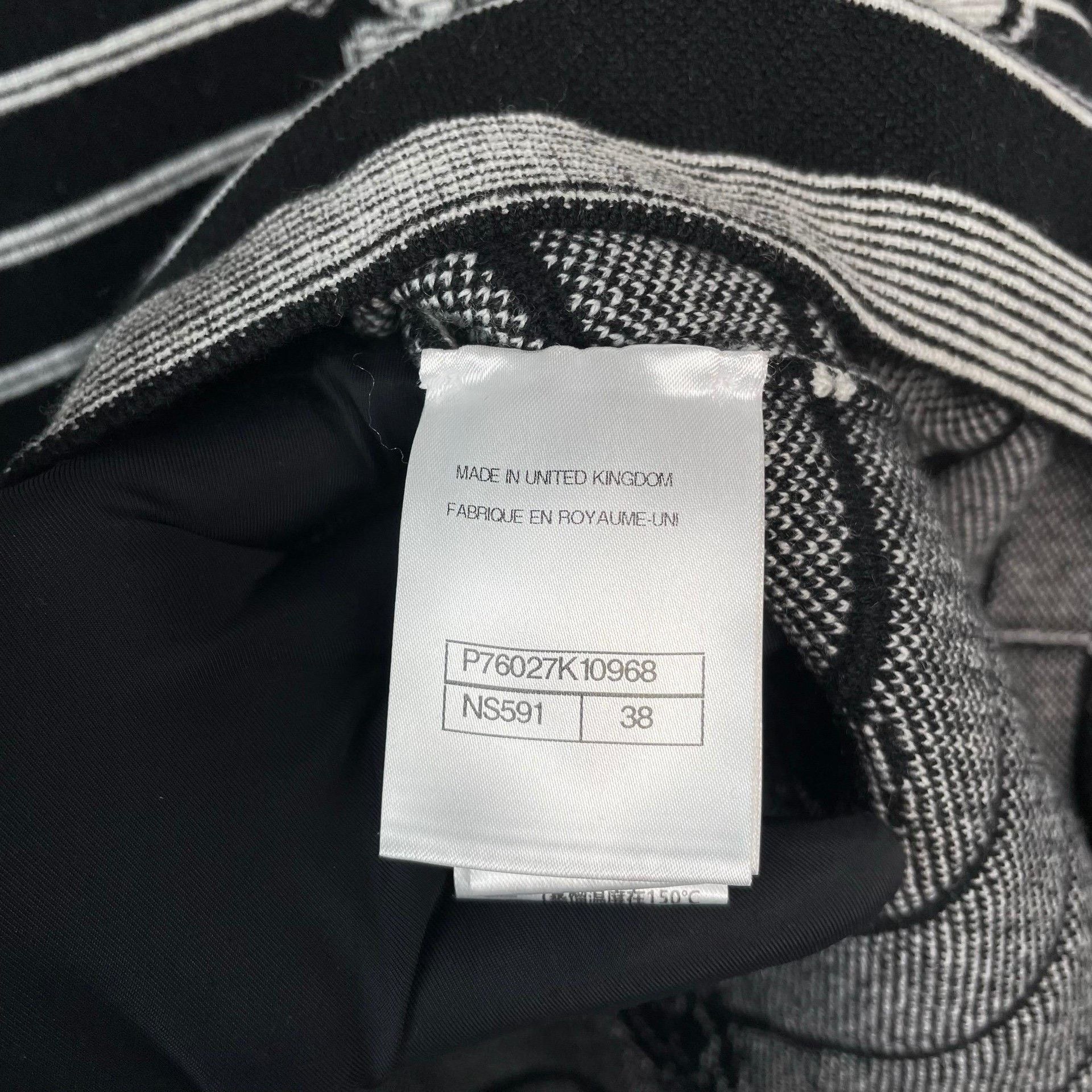 Chanel Chanel Striped Black Sweater 23 Women Size XS / US 0-2 / IT 36-38 - 5 Thumbnail