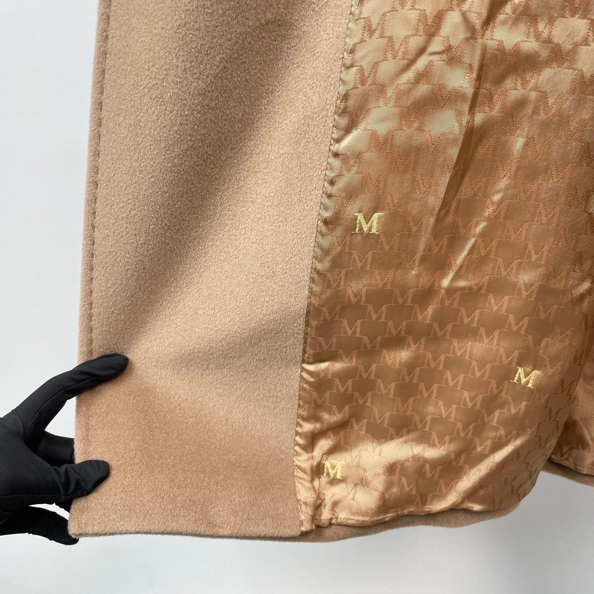 Max Mara Max Mara Wool Brown Coat 36 Women Size S / US 4 / IT 40 - 3 Thumbnail