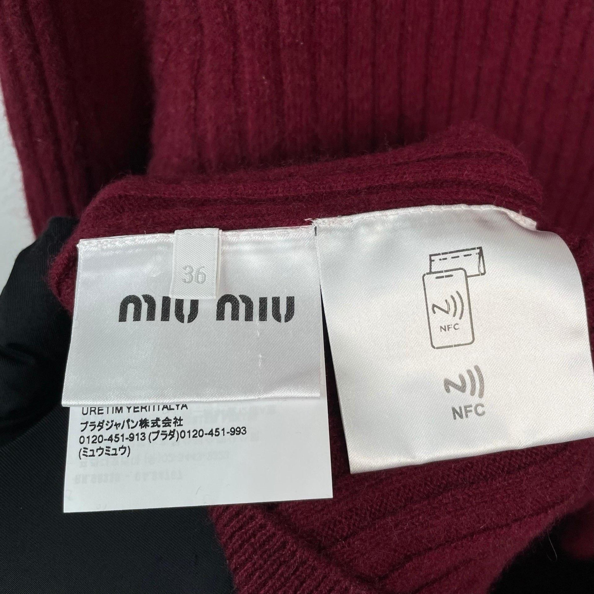 Miu Miu Miu Miu Red Sweater 36 Women Size S / US 4 / IT 40 - 5 Thumbnail