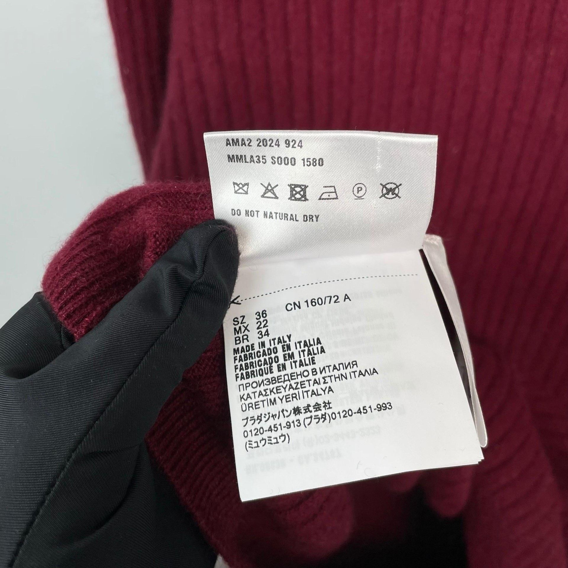 Miu Miu Miu Miu Red Sweater 36 Women Size S / US 4 / IT 40 - 6 Thumbnail