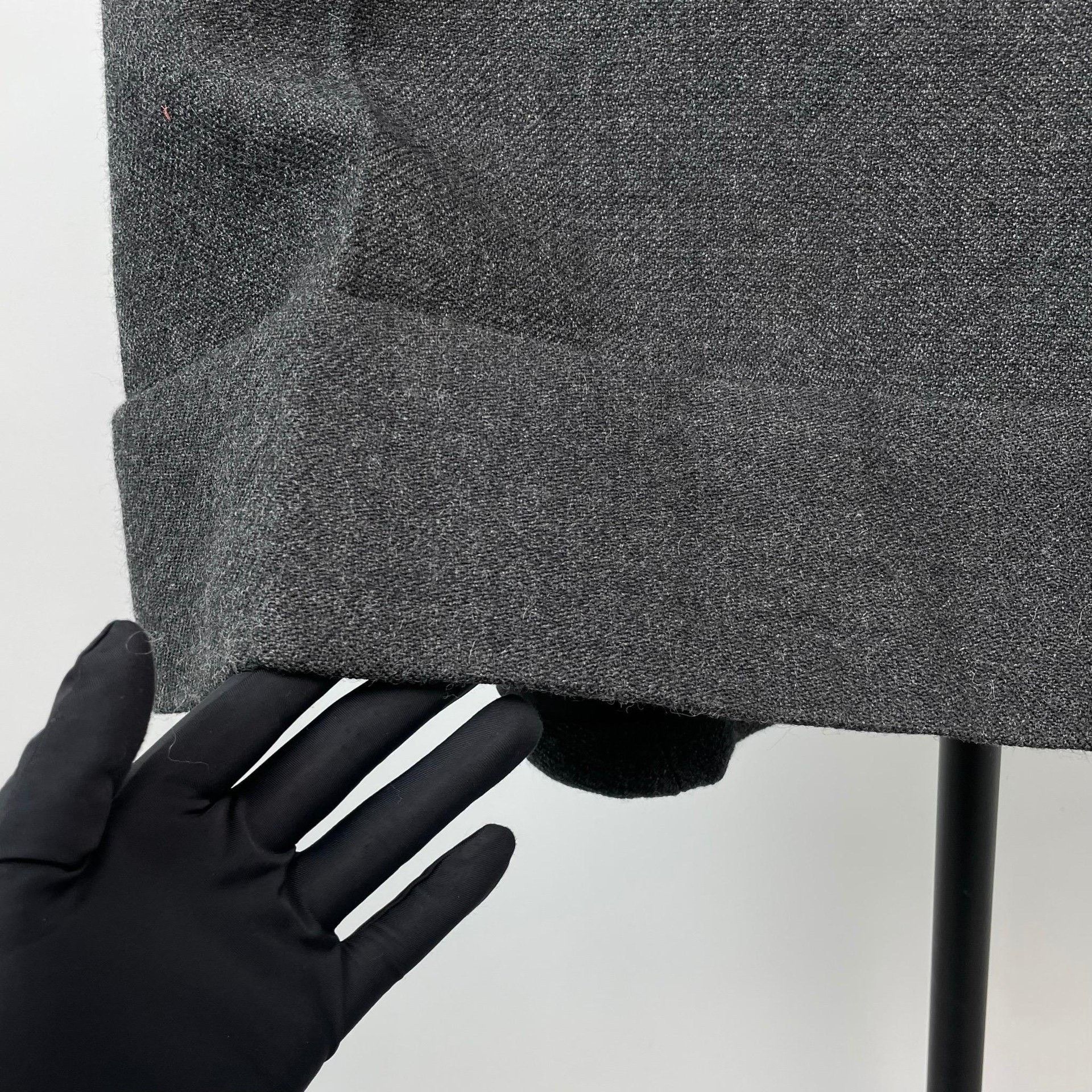 Prada Prada Wool Gray Skirt 38 Women Size 38" / US 16 / IT 52 - 4 Thumbnail