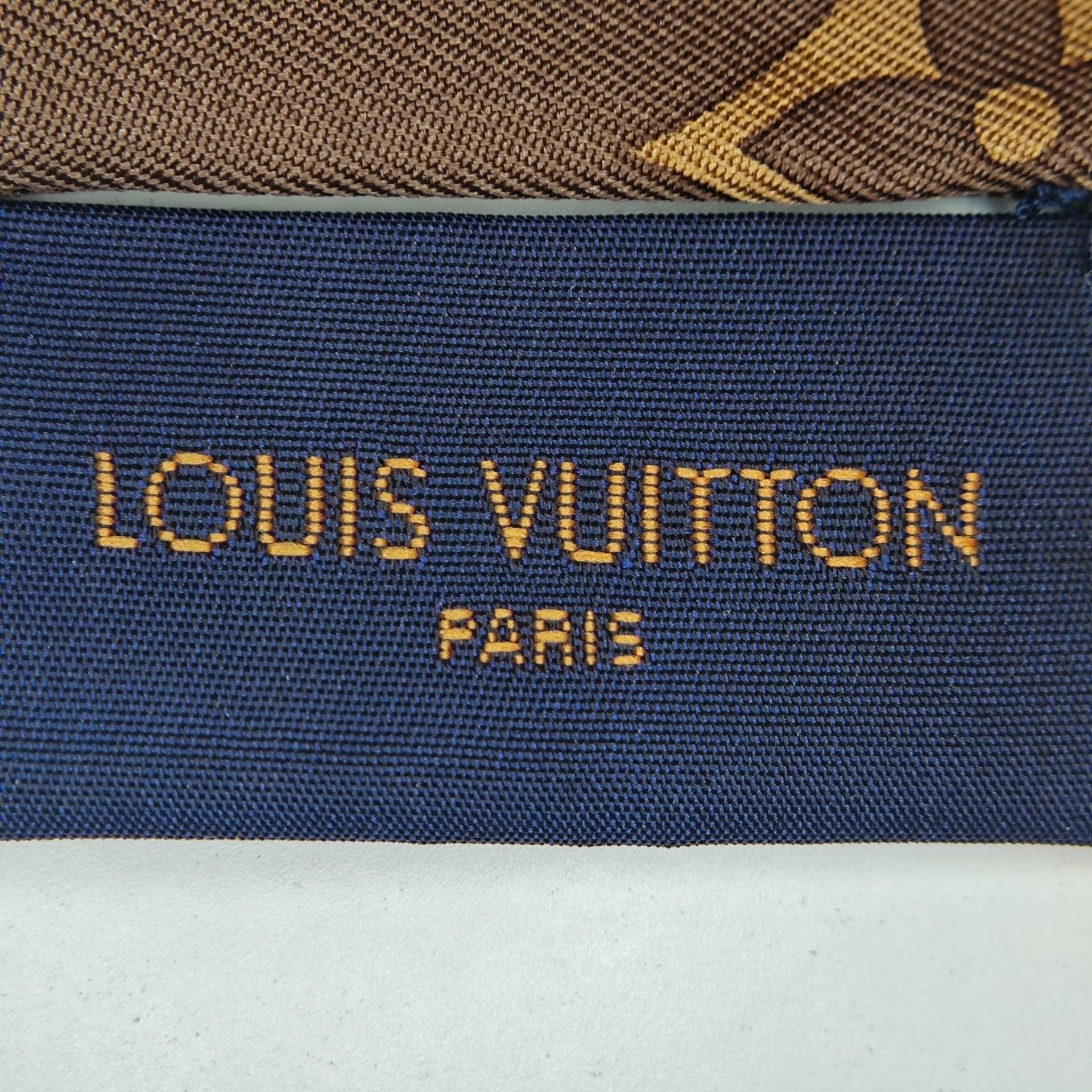 Louis Vuitton Louis Vuitton Brown Scarf S Men Size ONE SIZE - 4 Thumbnail