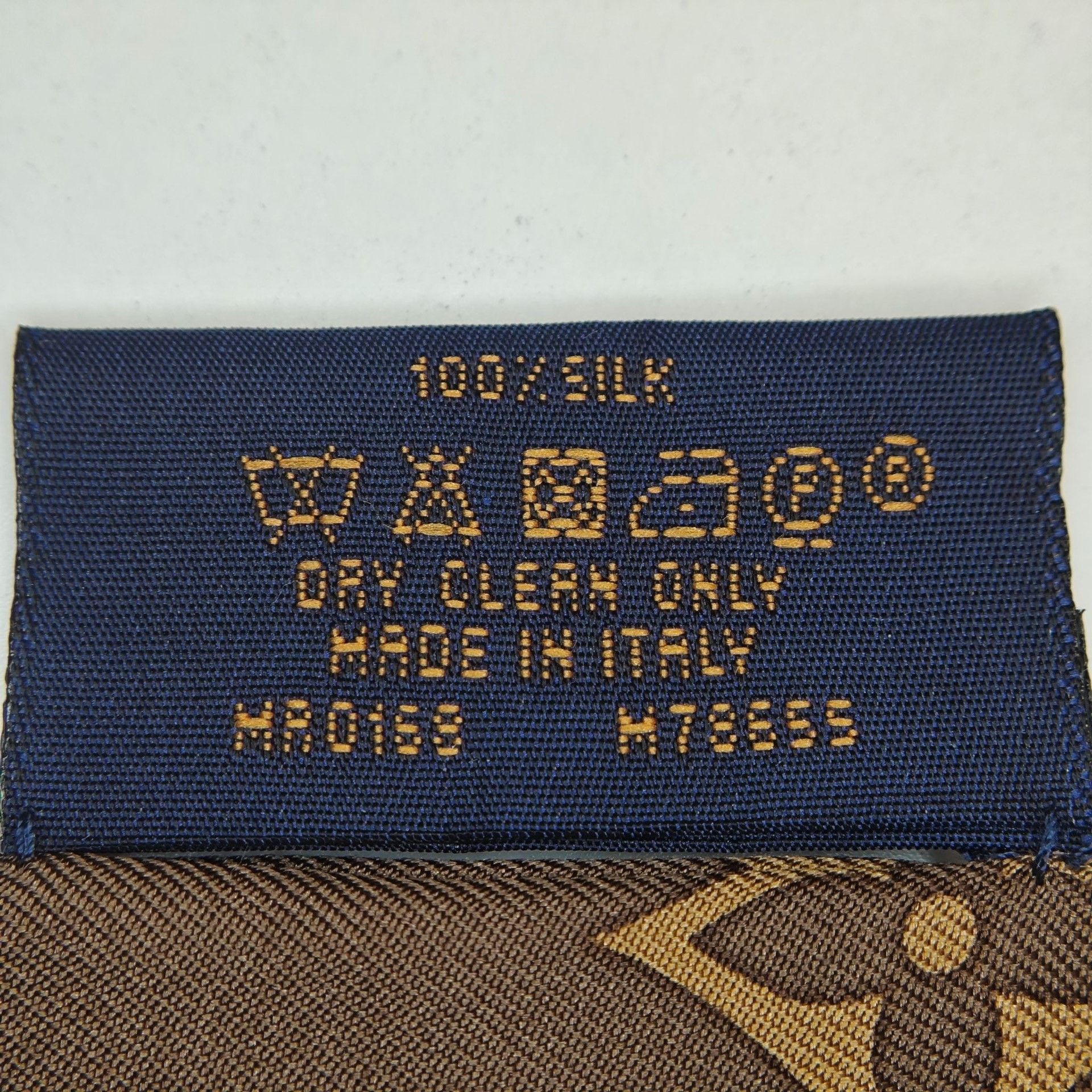 Louis Vuitton Louis Vuitton Brown Scarf S Men Size ONE SIZE - 3 Thumbnail