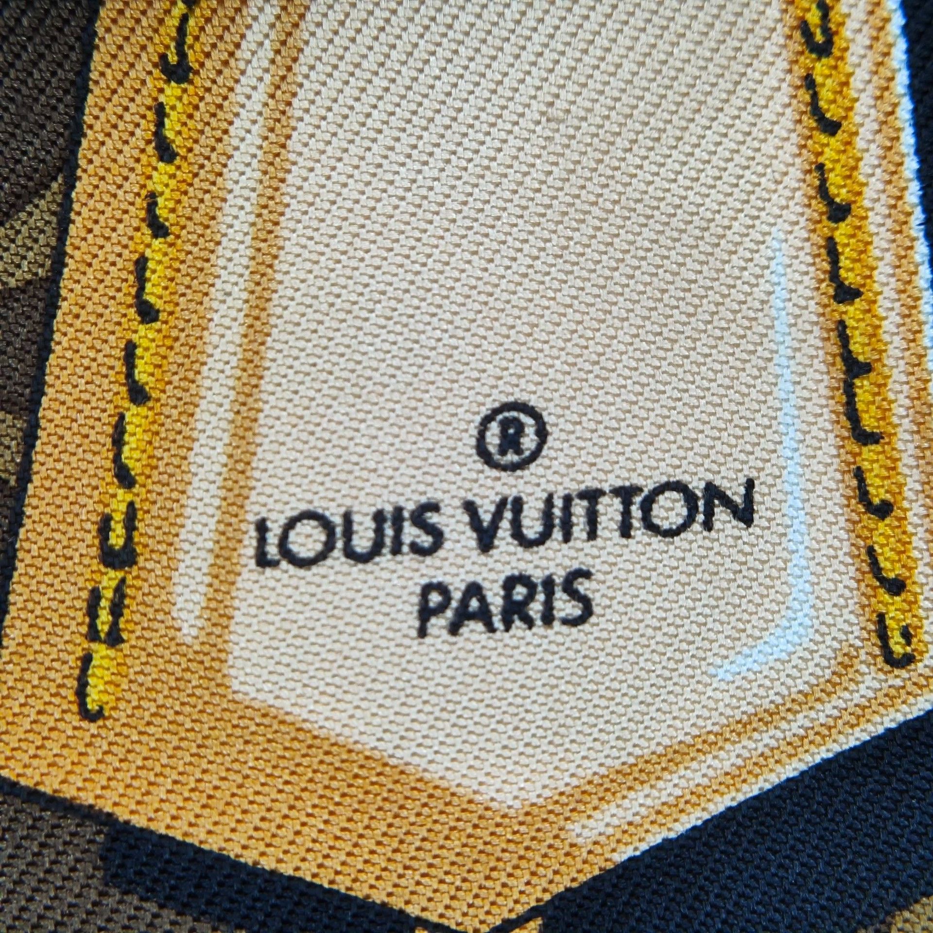Louis Vuitton Louis Vuitton Brown Scarf S Men Size ONE SIZE - 5 Thumbnail