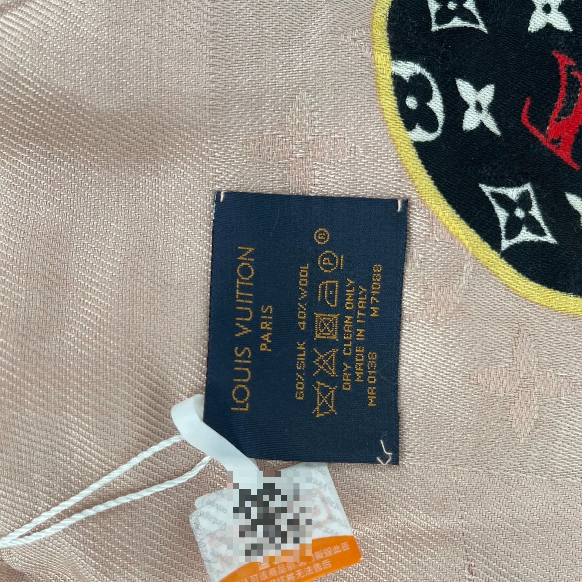 Louis Vuitton Louis Vuitton Pink Scarf S Men Size ONE SIZE - 4 Thumbnail