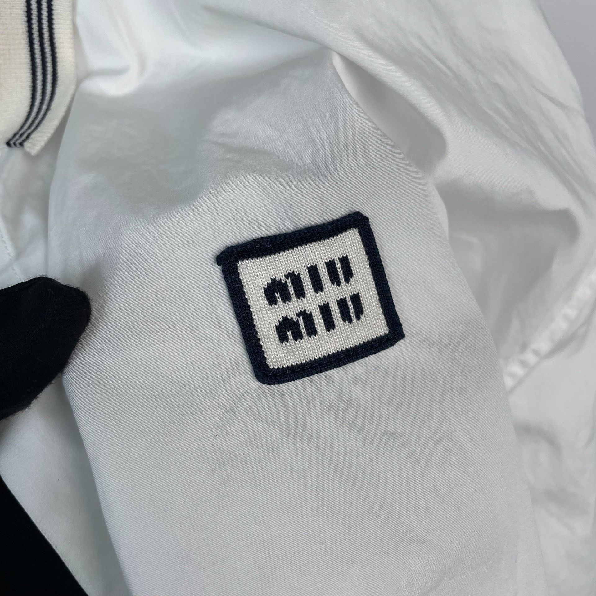 Miu Miu Miu Miu White Button Up 25 Women Size XS / US 0-2 / IT 36-38 - 4 Thumbnail