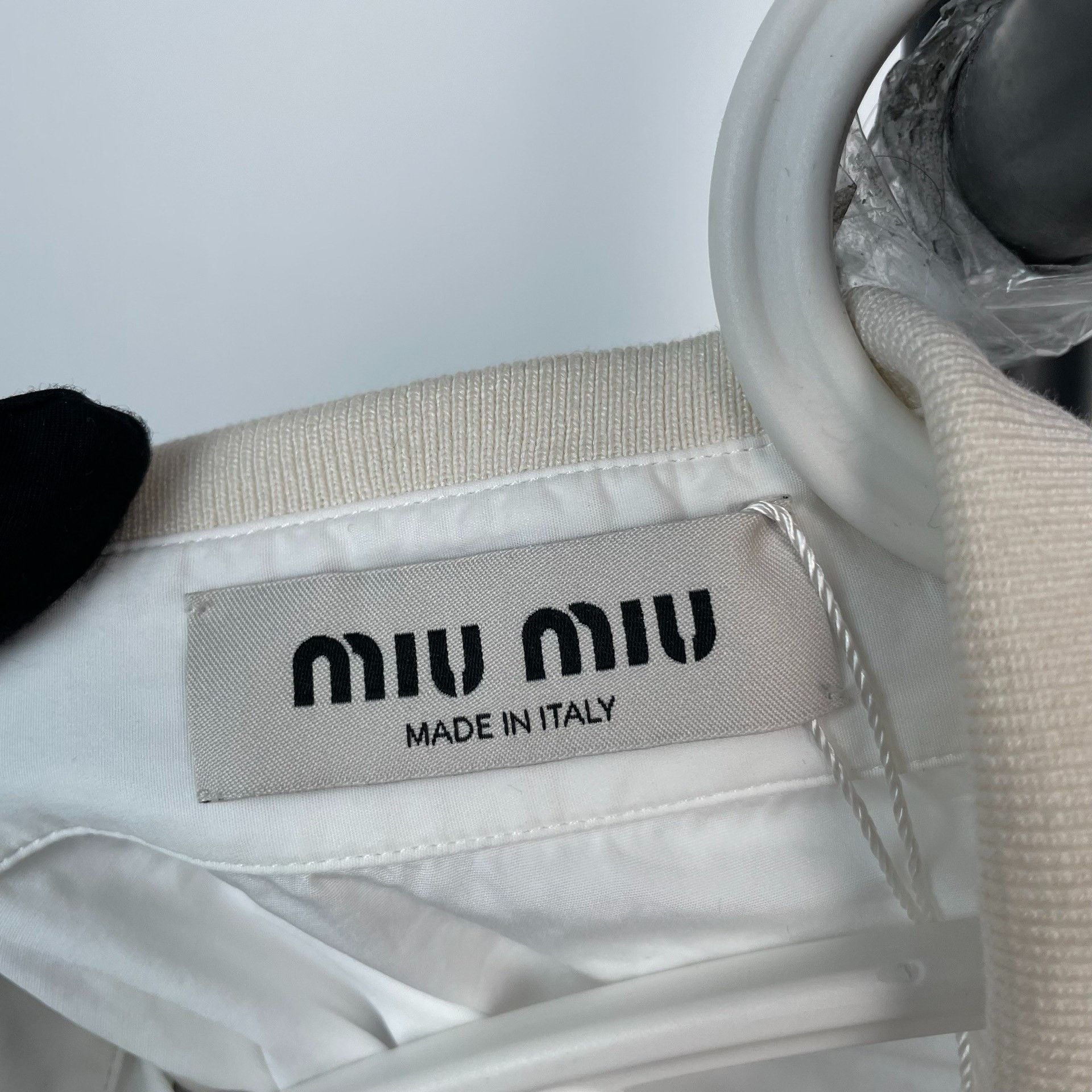 Miu Miu Miu Miu White Button Up 25 Women Size XS / US 0-2 / IT 36-38 - 5 Thumbnail