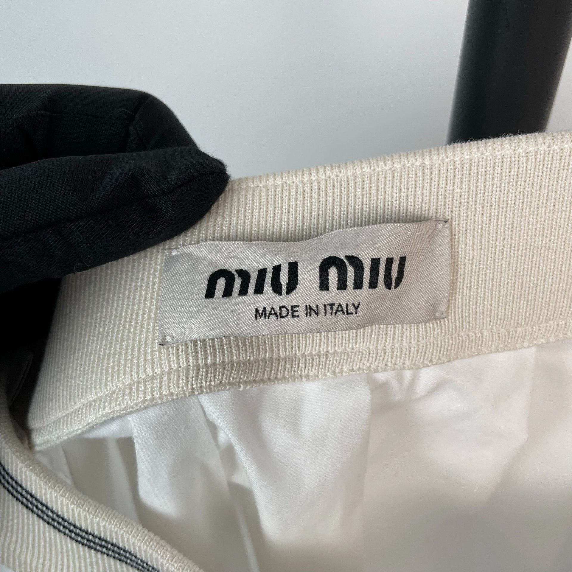 Miu Miu Miu Miu White Skirt 36 Women Size 36" / US 14 / IT 50 - 4 Thumbnail