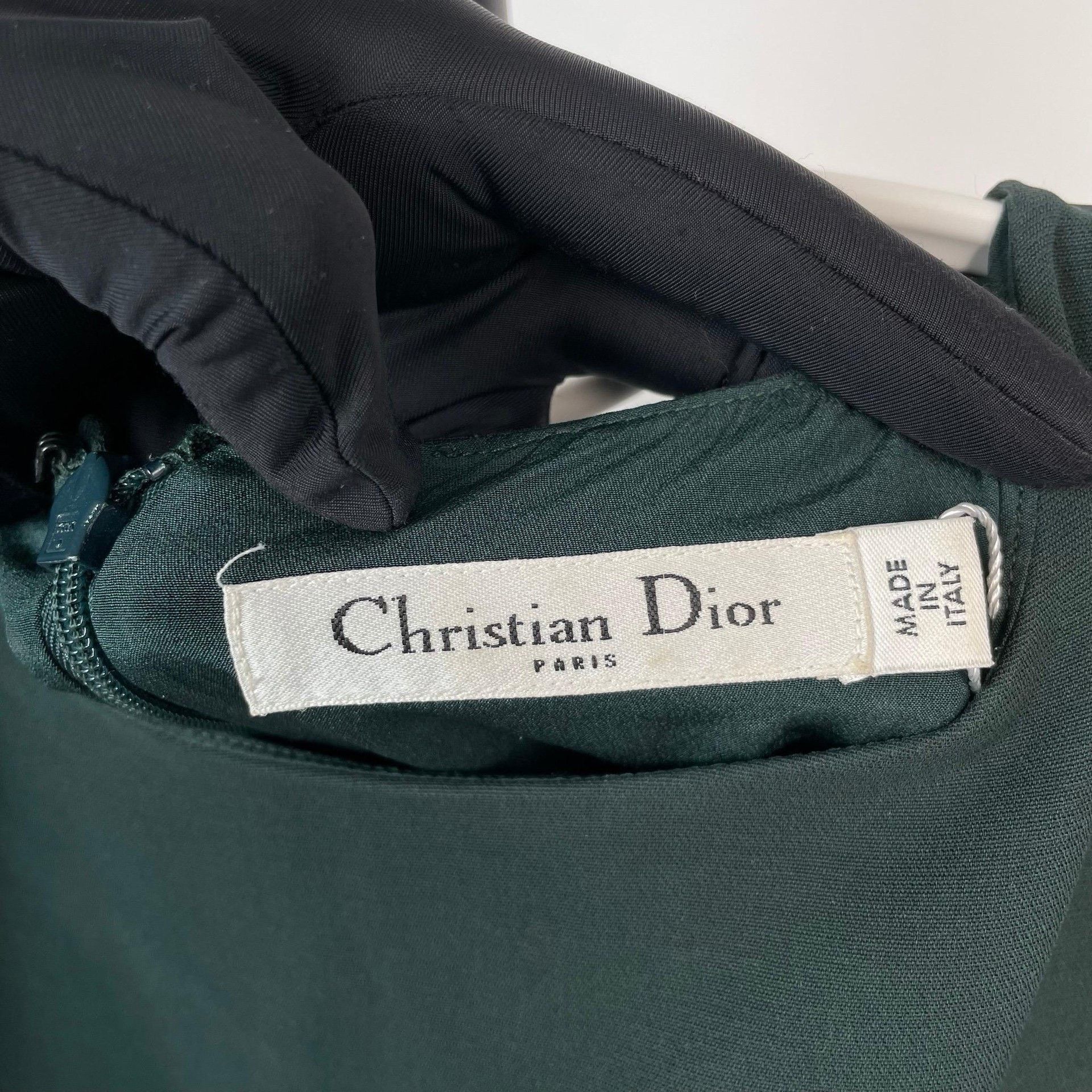 Dior Dior Silk Green Dress 38 Women Size S / US 4 / IT 40 - 6 Thumbnail