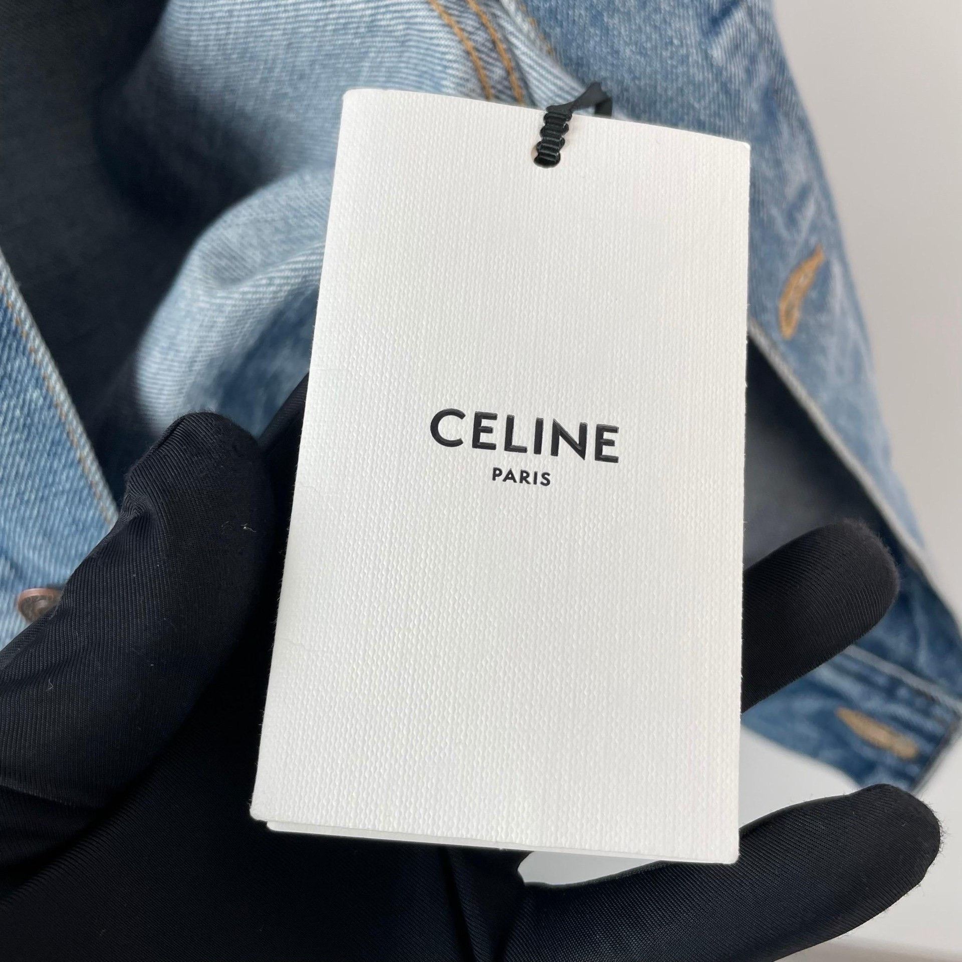 Celine Celine Denim Blue Jacket M Women Size M / US 6-8 / IT 42-44 - 4 Thumbnail
