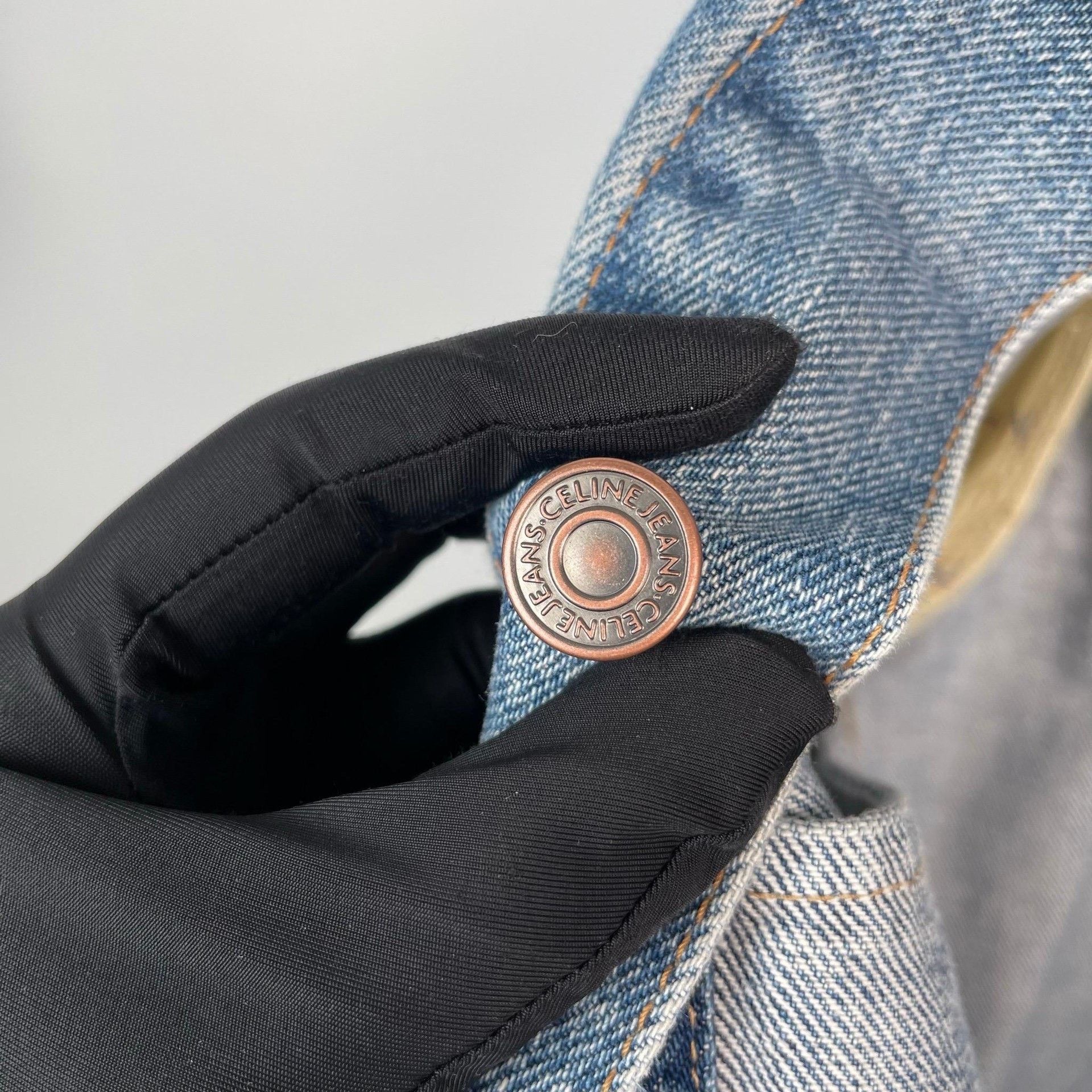 Celine Celine Denim Blue Jacket M Women Size M / US 6-8 / IT 42-44 - 5 Thumbnail