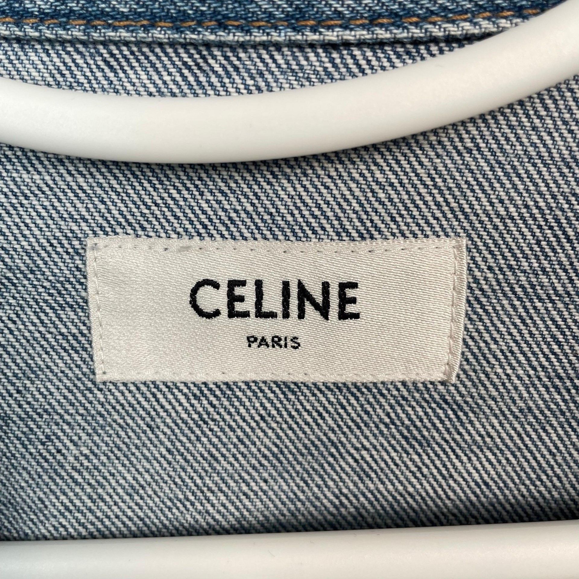 Celine Celine Denim Blue Jacket M Women Size M / US 6-8 / IT 42-44 - 7 Thumbnail