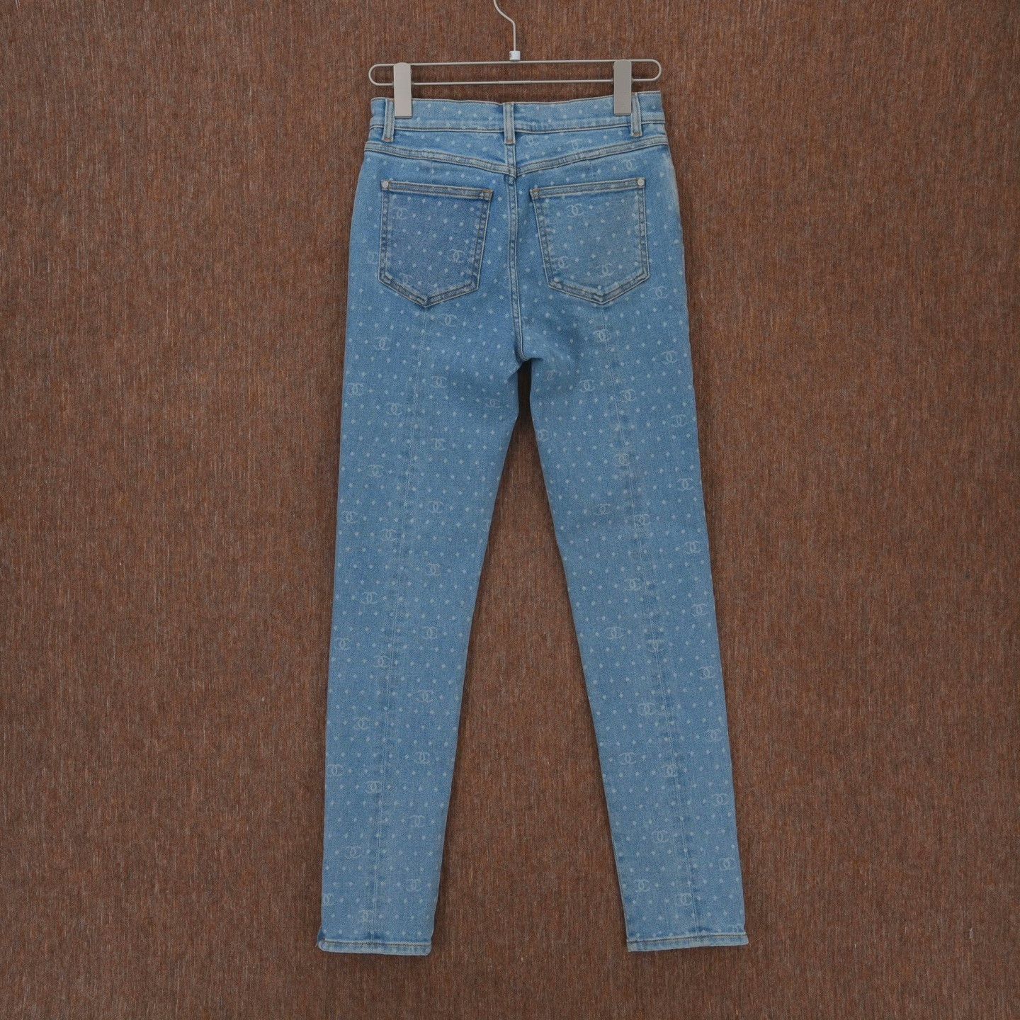 Chanel Chanel Retro Denim Blue Jeans 23 Women Size 23" - 2 Thumbnail