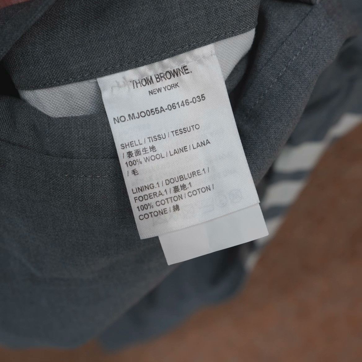 Thom Browne Thom Browne Striped Brown Shirt 39 Men Size US M / EU 48-50 / 2 - 5 Thumbnail