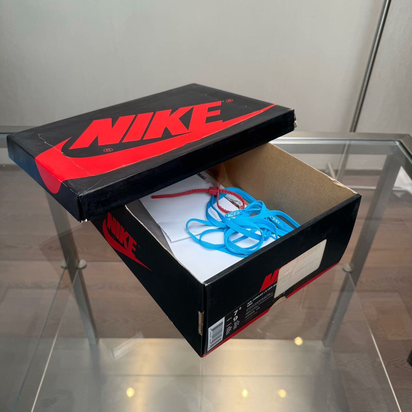 Nike Nike AJ1 Blue Lowtop Sneakers 40 Men Size US 7.5 / EU 40-41 - 8 Thumbnail