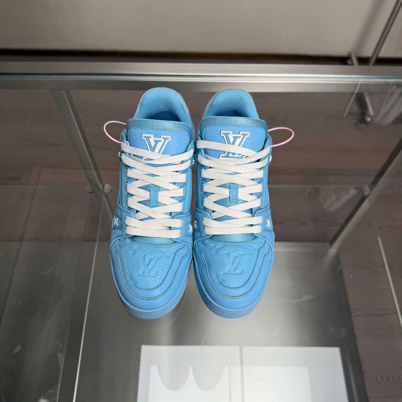 Louis Vuitton Louis Vuitton Training Blue Lowtop Sneakers 41 Men Size US 8.5 / EU 41-42 - 3 Thumbnail