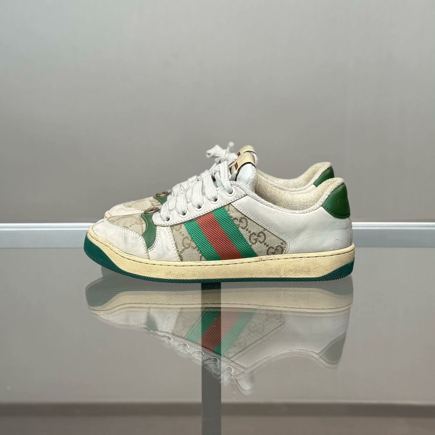 Gucci Gucci Leather Lowtop Sneakers 36 Women Size US 6 / IT 36 - 3 Thumbnail