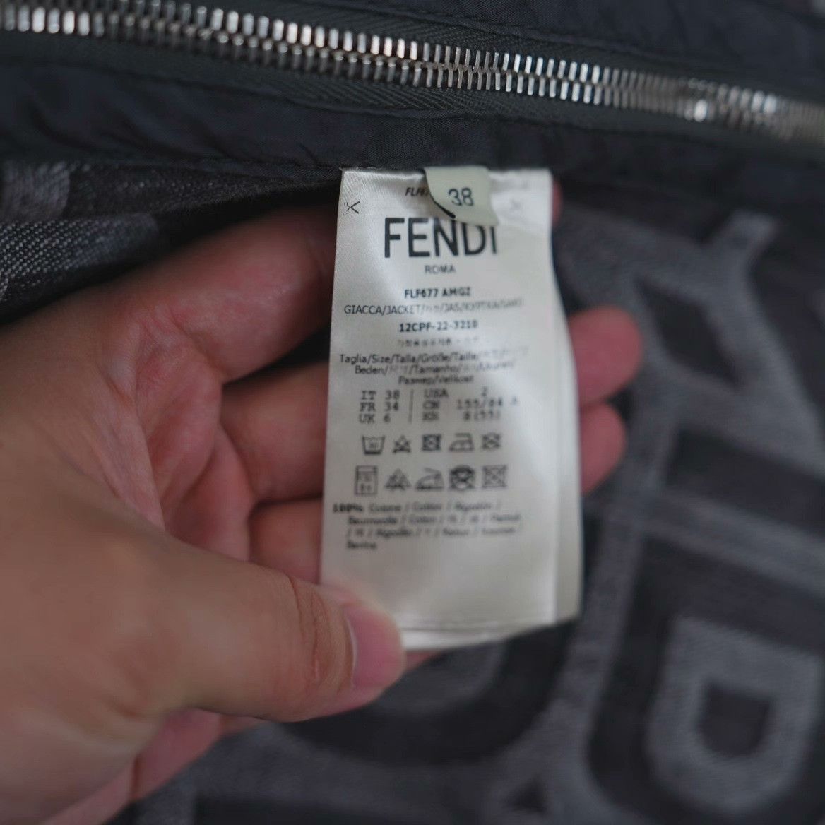 Fendi Fendi Retro Denim Light Jacket 38 Men Size US S / EU 44-46 / 1 - 5 Thumbnail