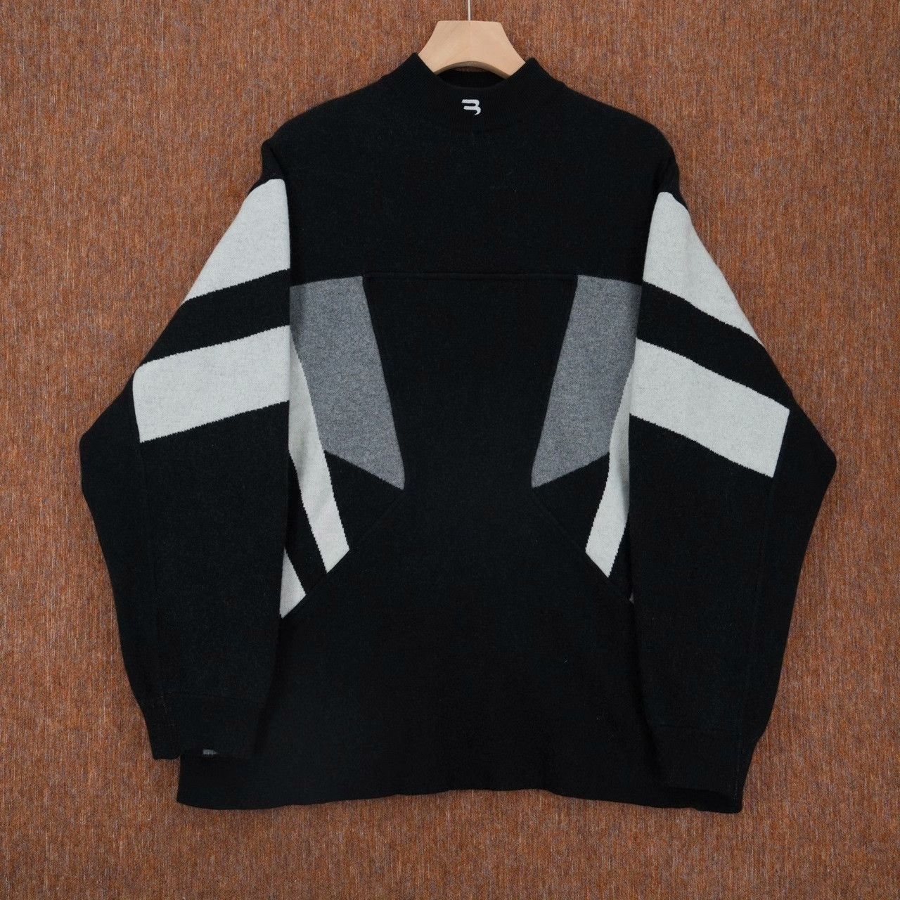 Balenciaga Balenciaga Black Sweater 35 Men Size US S / EU 44-46 / 1 - 2 Thumbnail