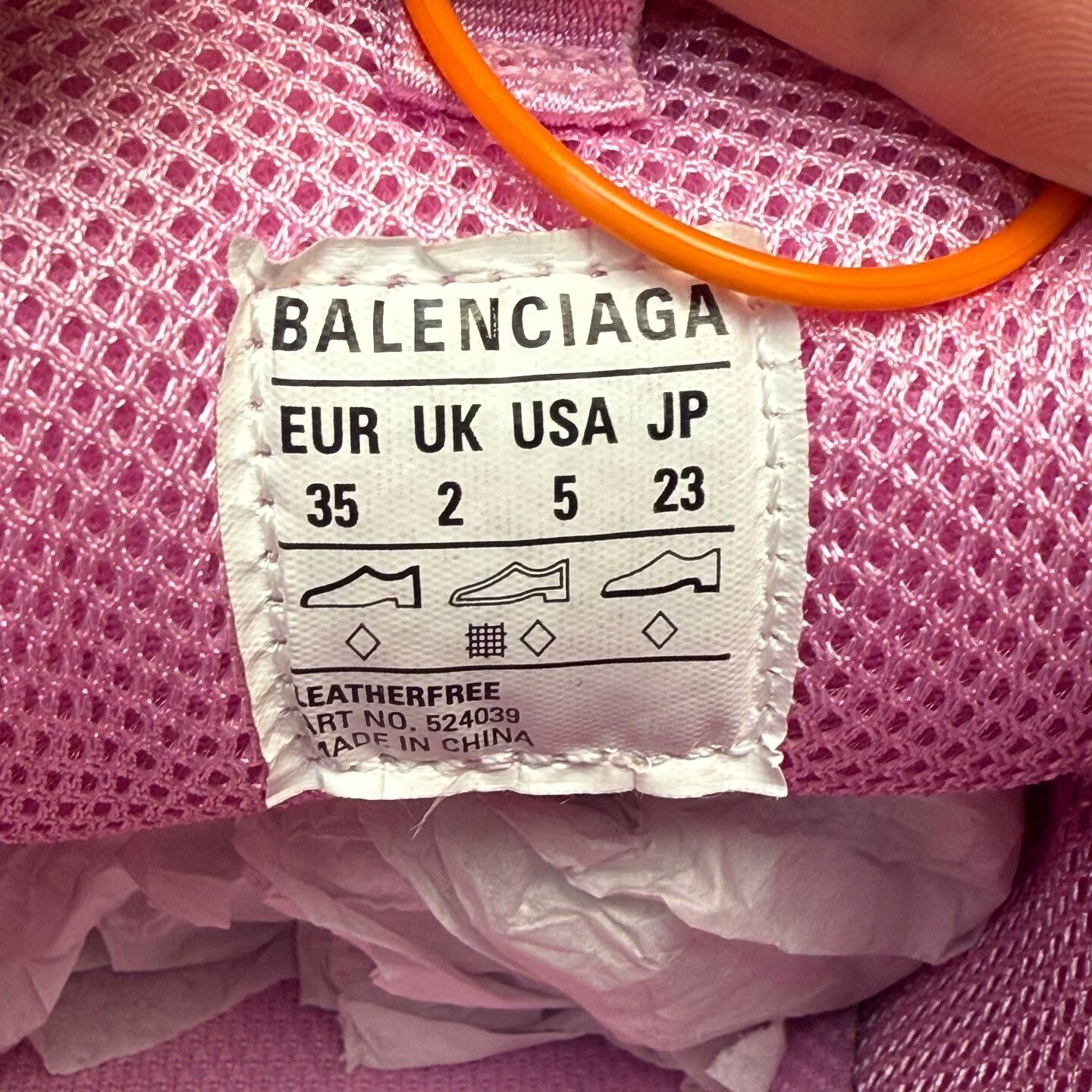 Balenciaga Balenciaga Pink Lowtop Sneakers 35 Women Size US 5 / IT 35 - 8 Thumbnail