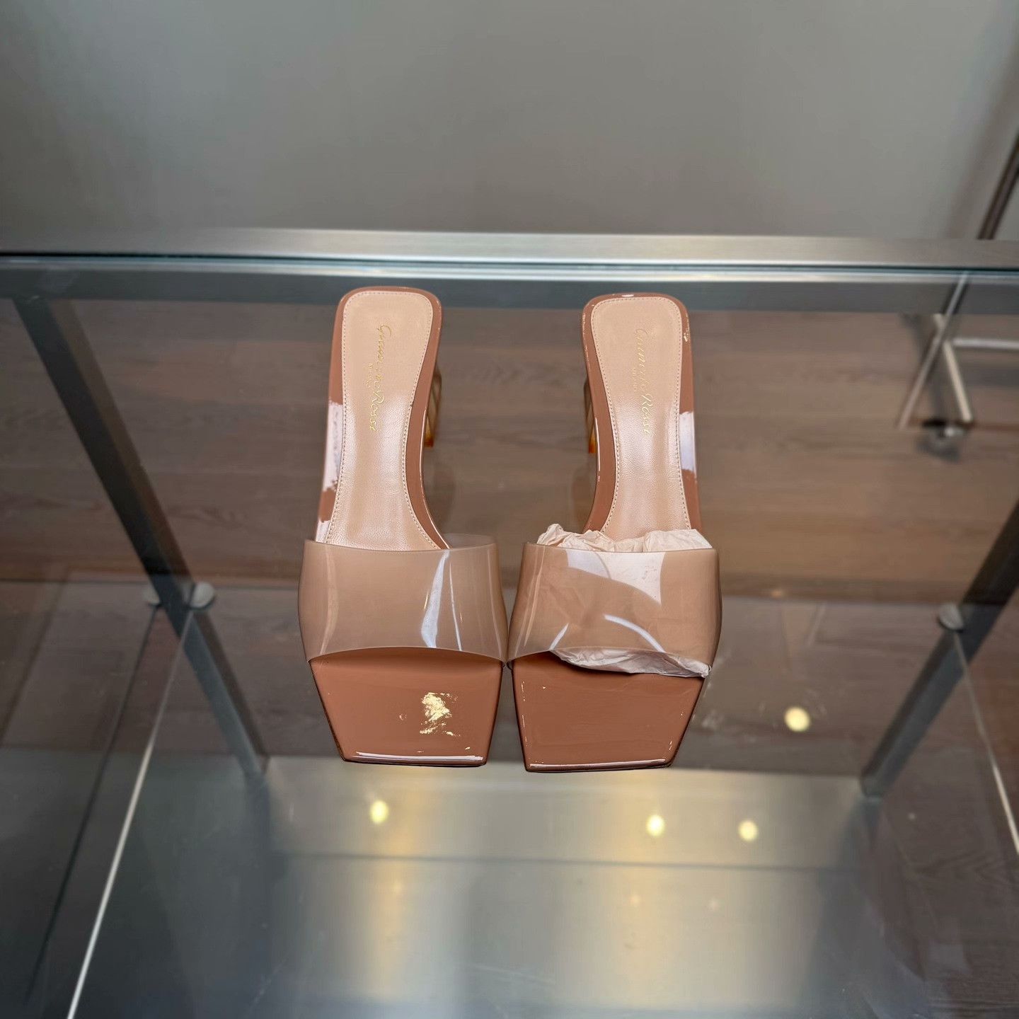 Gianvito Rossi Gianvito Rossi Clear Pink Sandals 37 Women Size US 6.5 / IT 36.5 - 2 Thumbnail