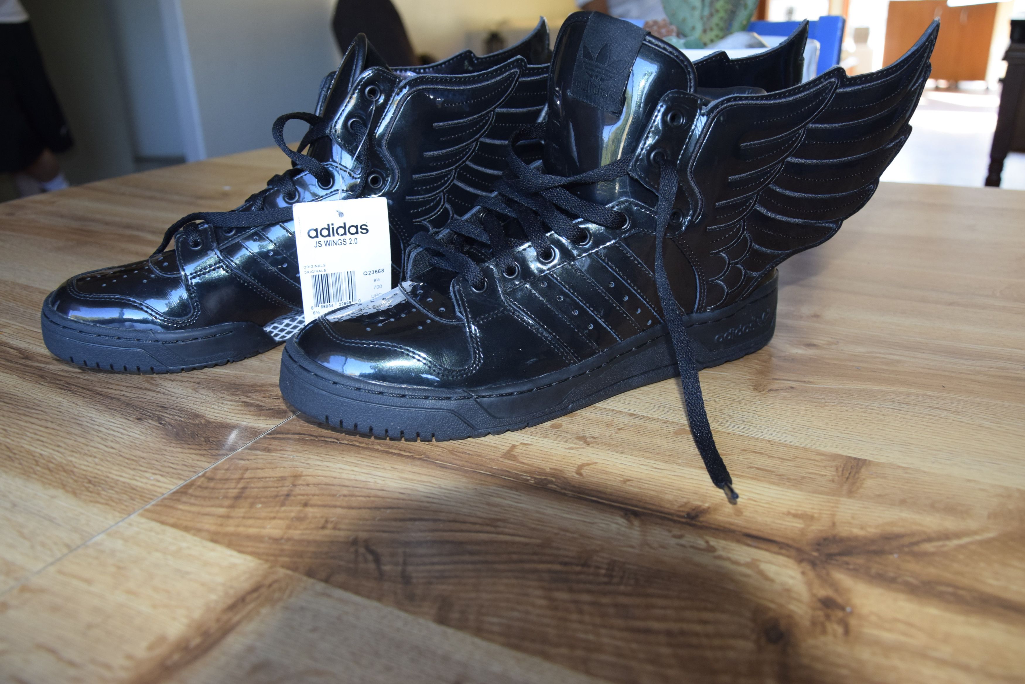 Adidas  Jeremy Scott JEREMY SCOTT X ADIDAS ORIGINALS JS WINGS 2.0  BLACKOUT | Grailed