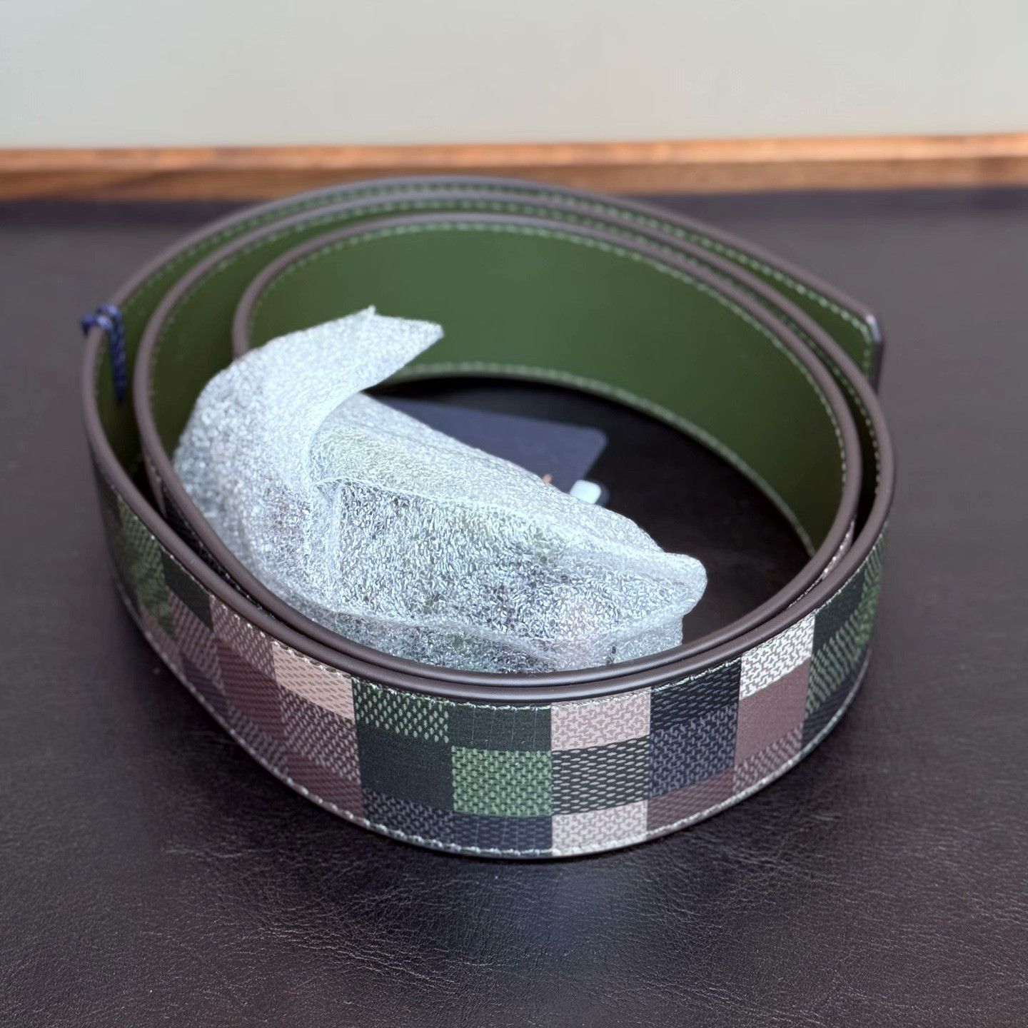 Louis Vuitton Louis Vuitton Printed Graphic Belt 10 Men Size ONE SIZE - 4 Thumbnail