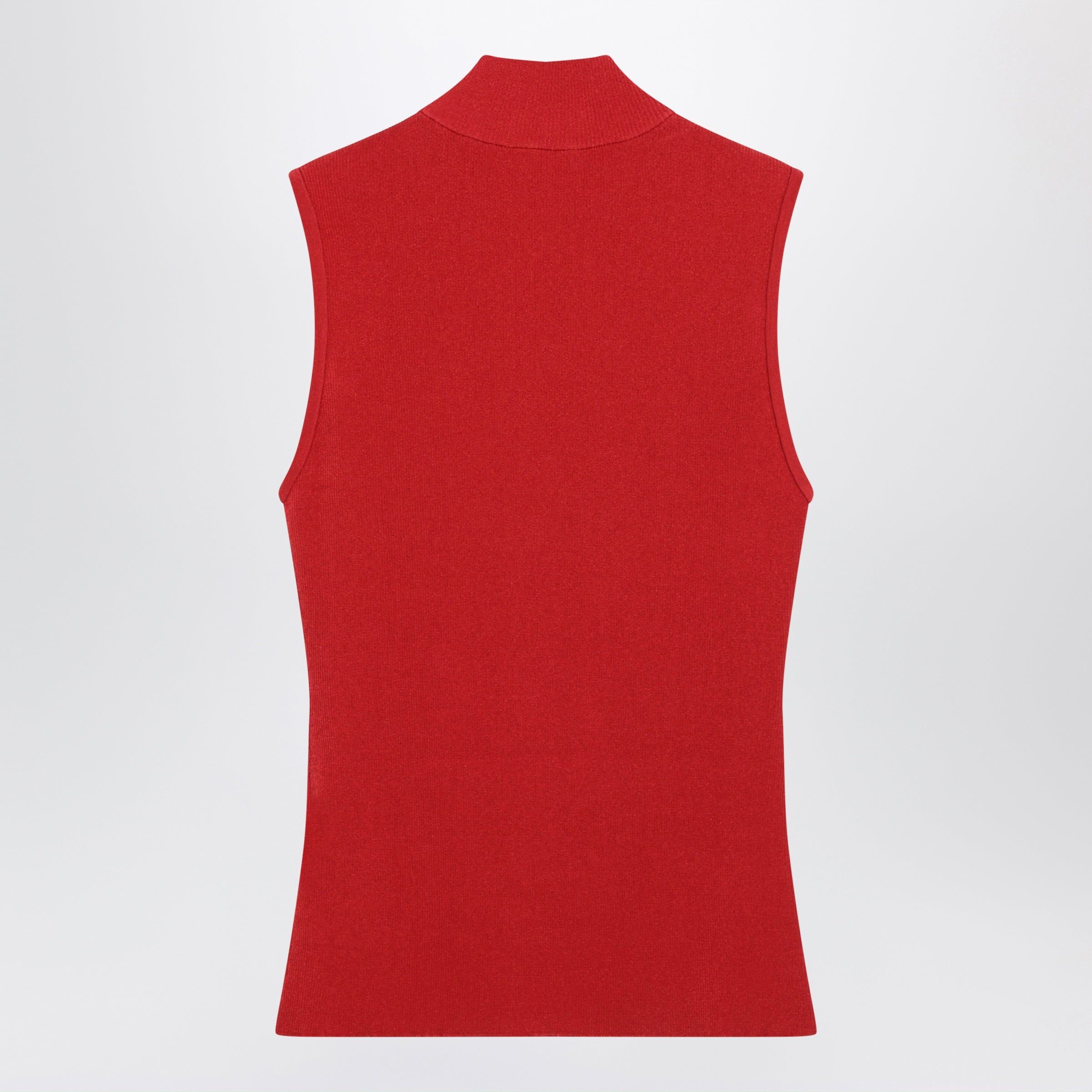 Loewe Loewe Red Viscose Blend Sleeveless Top Size S / US 4 / IT 40 - 2 Thumbnail