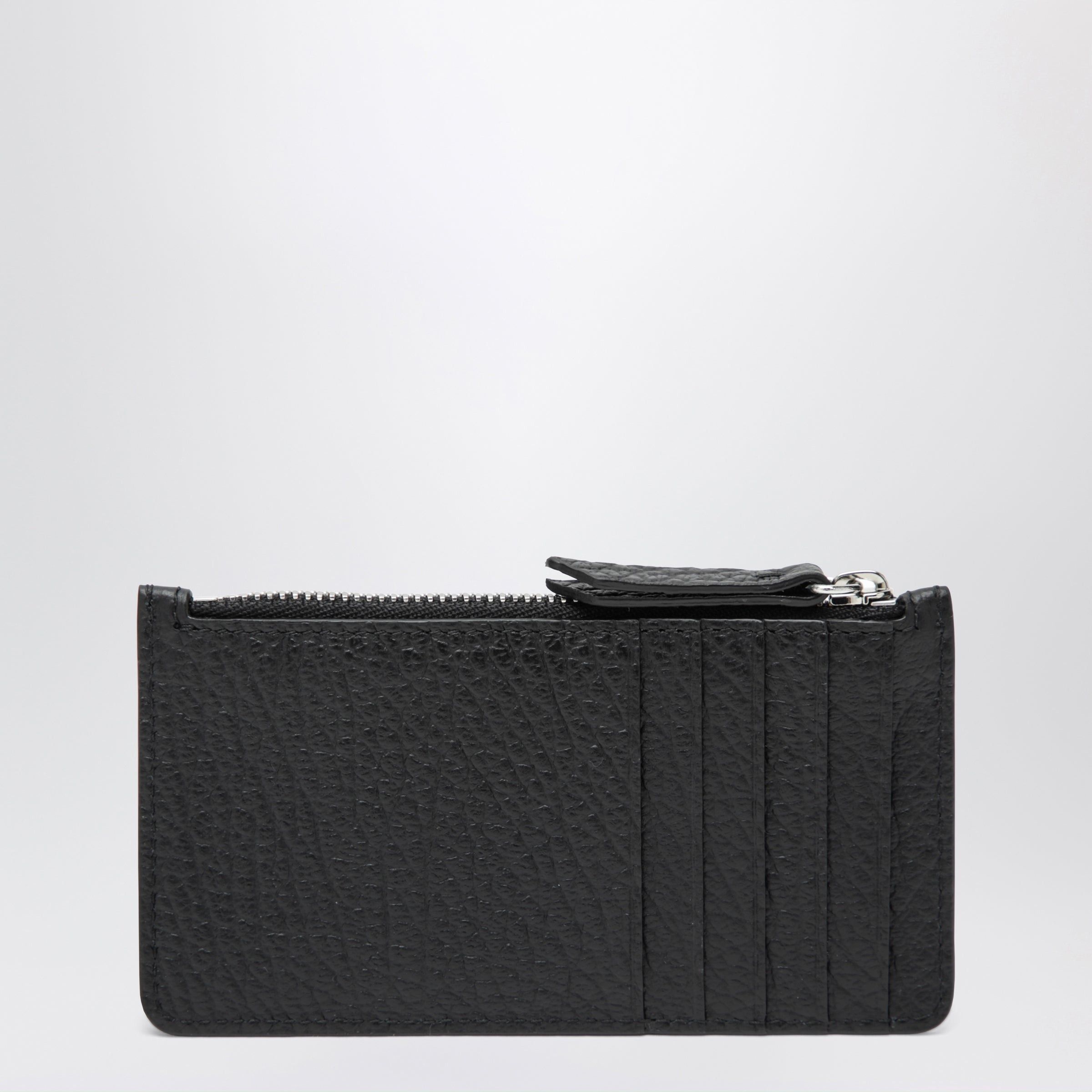 Maison Margiela Maison Margiela Black Four Stitches Zip Cardholder Size ONE SIZE - 2 Thumbnail