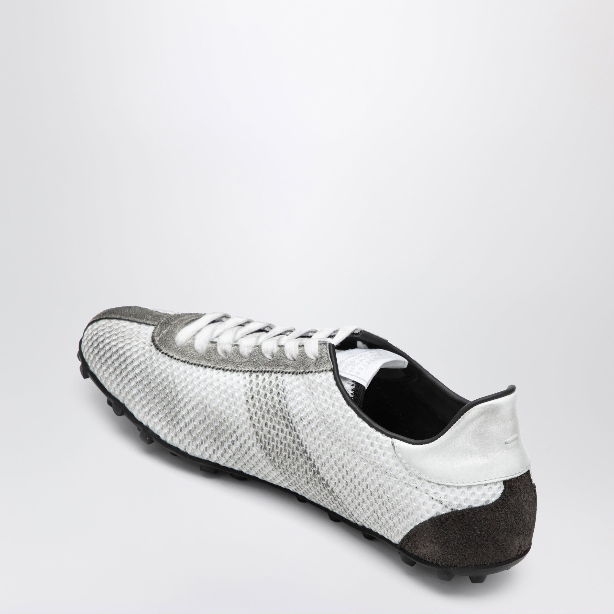 Maison Margiela Maison Margiela Sprinters White/Grey Vintage-Effect Sneakers Size US 9 / EU 42 - 2 Thumbnail