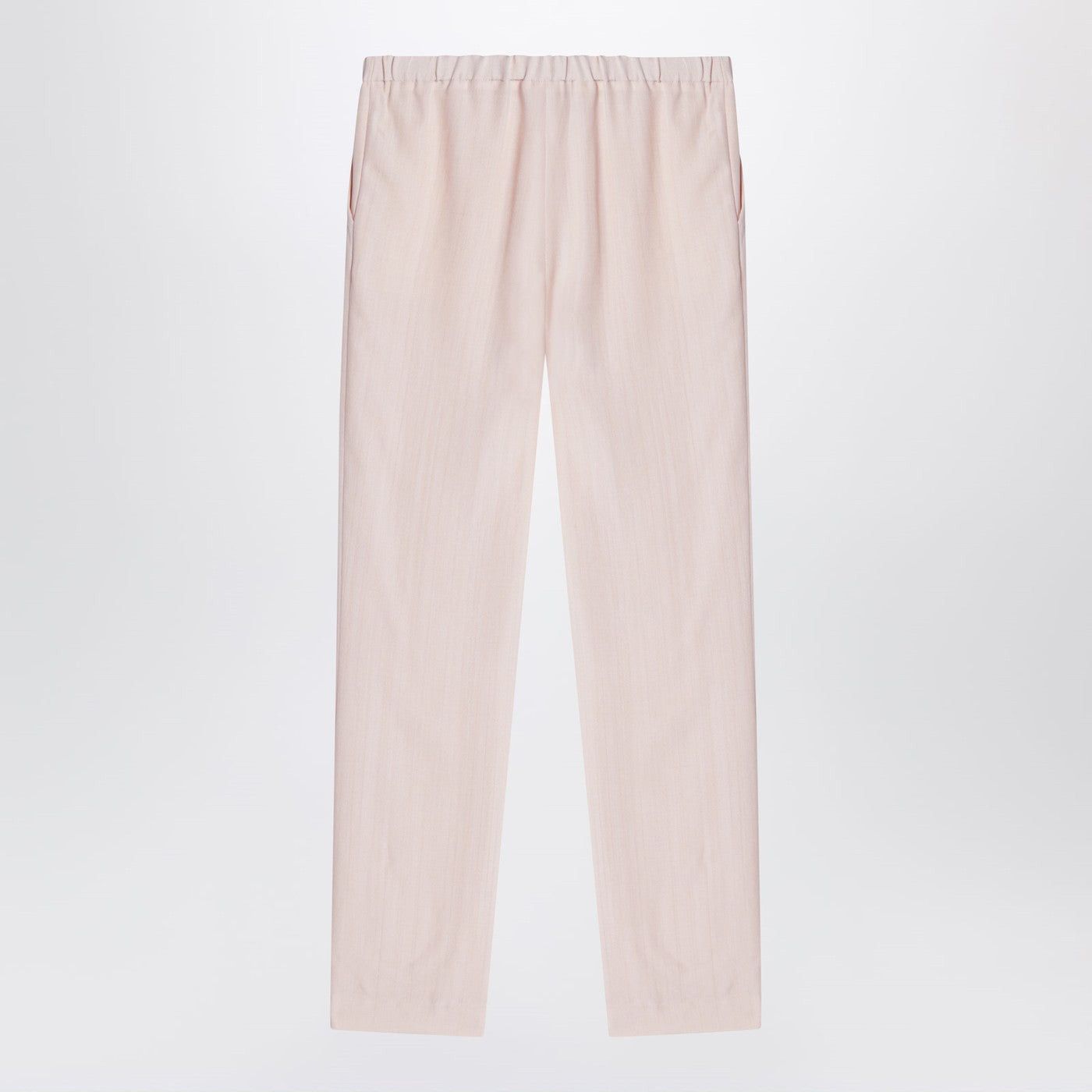 Loulou de Saison Loulou De Saison Light Pink Wool-Blend Trousers Size 27" / US 4 / IT 40 - 2 Thumbnail