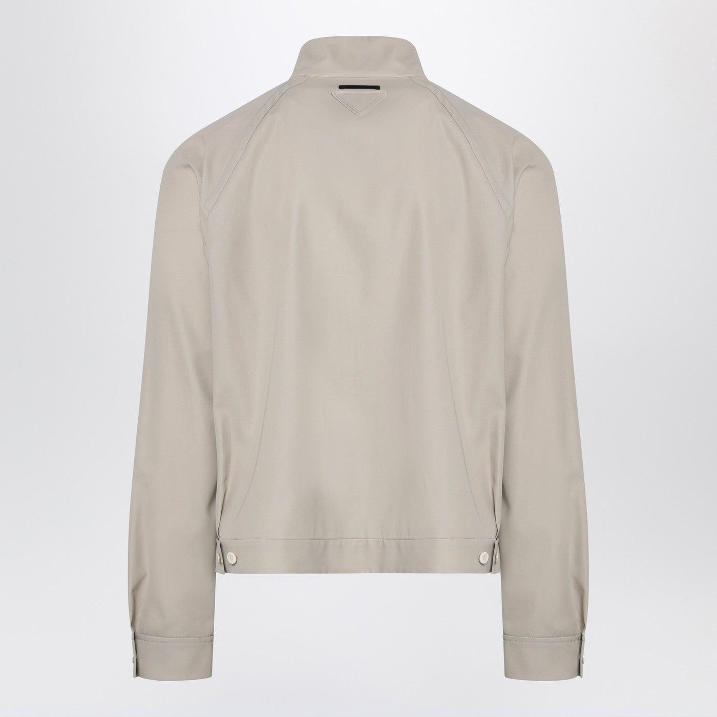 Prada Prada Sand-Colored Cotton Zip-Up Jacket Size US L / EU 52-54 / 3 - 2 Thumbnail