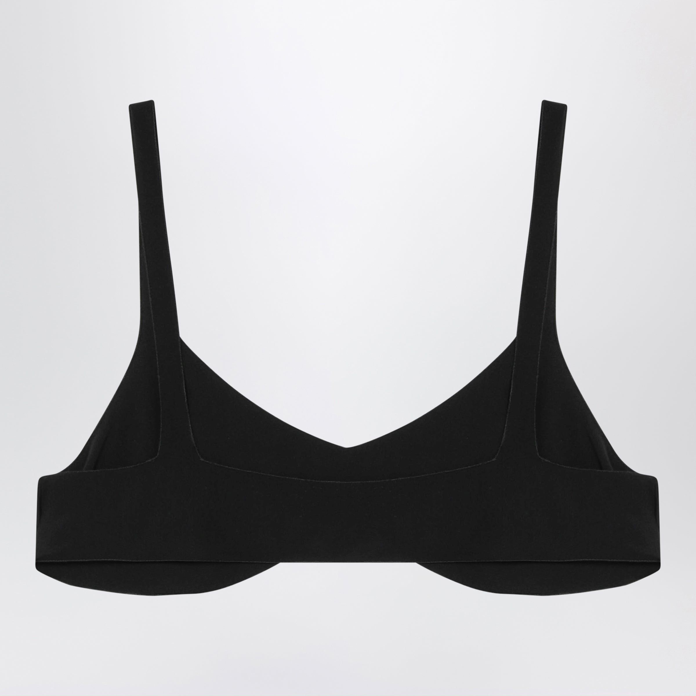 Prada Prada Crãªpe De Chine Silk Top In Black Size L / US 10 / IT 46 - 2 Thumbnail