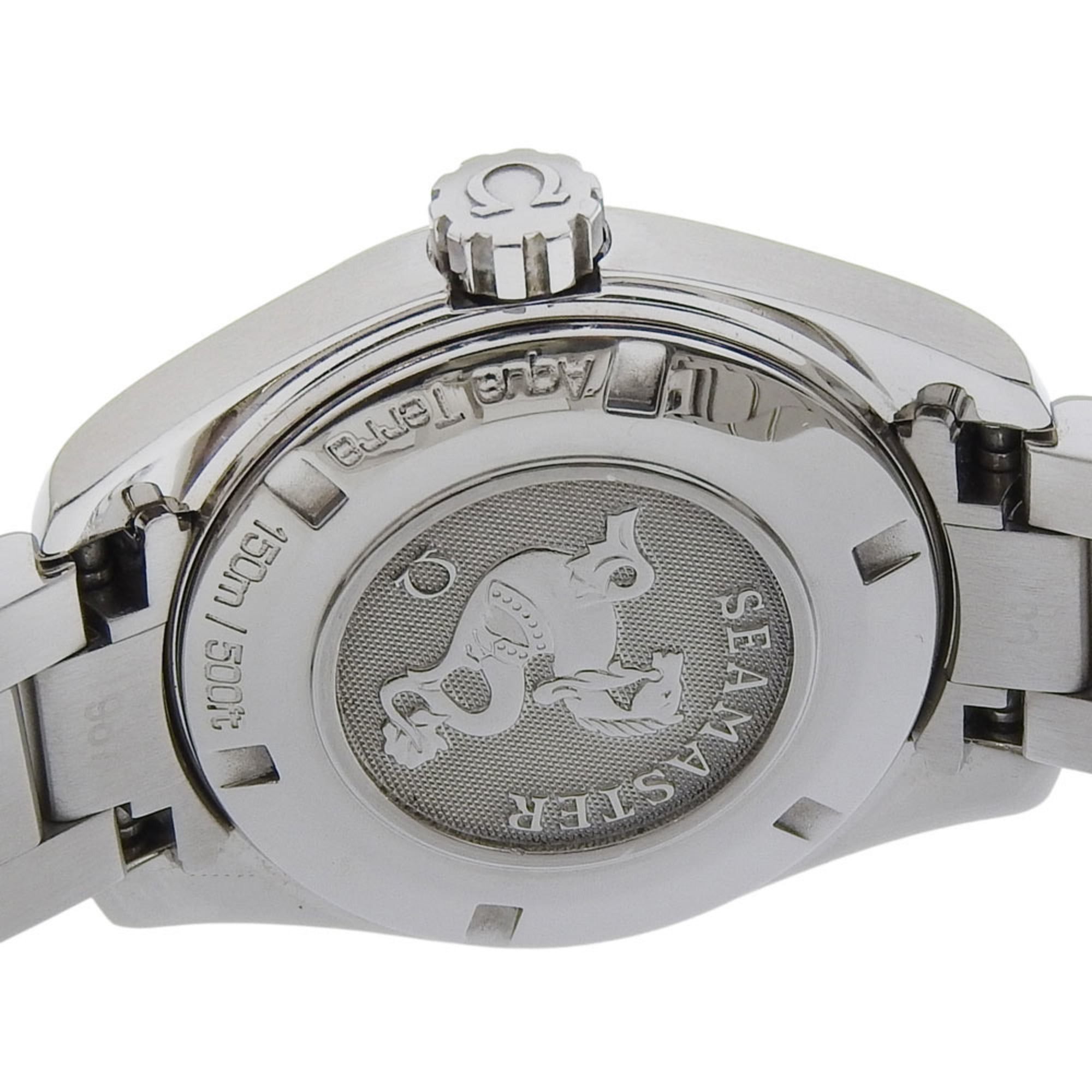 Omega Like New Omega Seamaster Aqua Terra Date 150m Water Resistant 231 10 61 06 001 Gray Dial Stainless Steel Quartz 30mm Size ONE SIZE - 4 Thumbnail