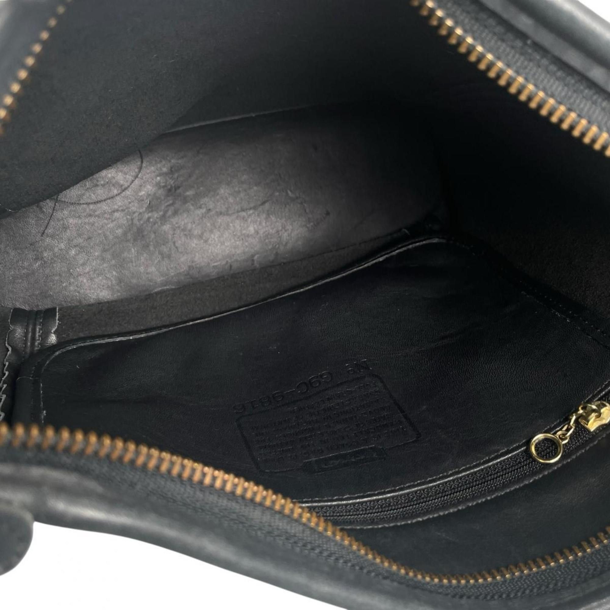 Coach Coach handbag/shoulder bag, glovetanned leather, Old G9C-9816, black. Size ONE SIZE - 8 Thumbnail