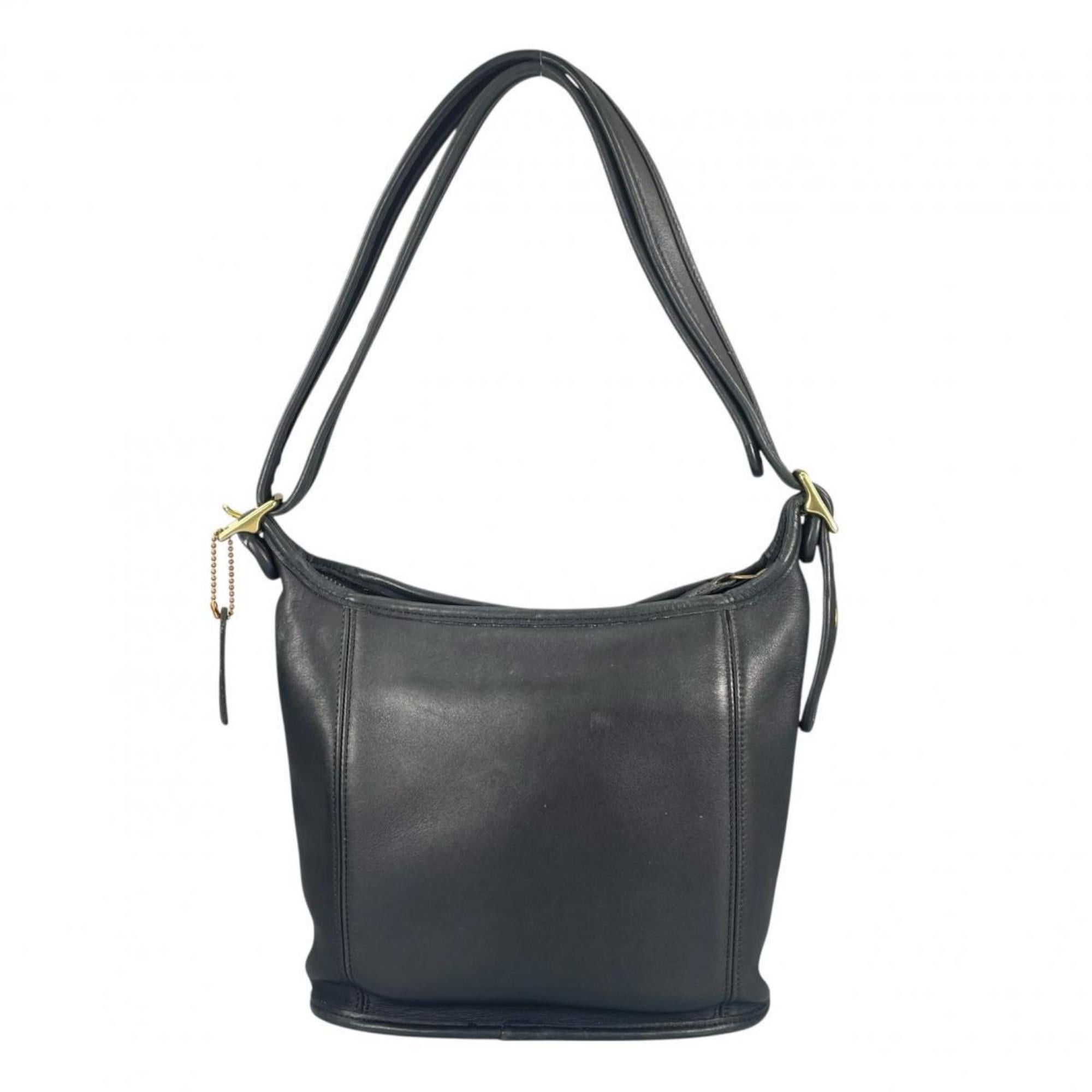 Coach Coach handbag/shoulder bag, glovetanned leather, Old G9C-9816, black. Size ONE SIZE - 2 Thumbnail