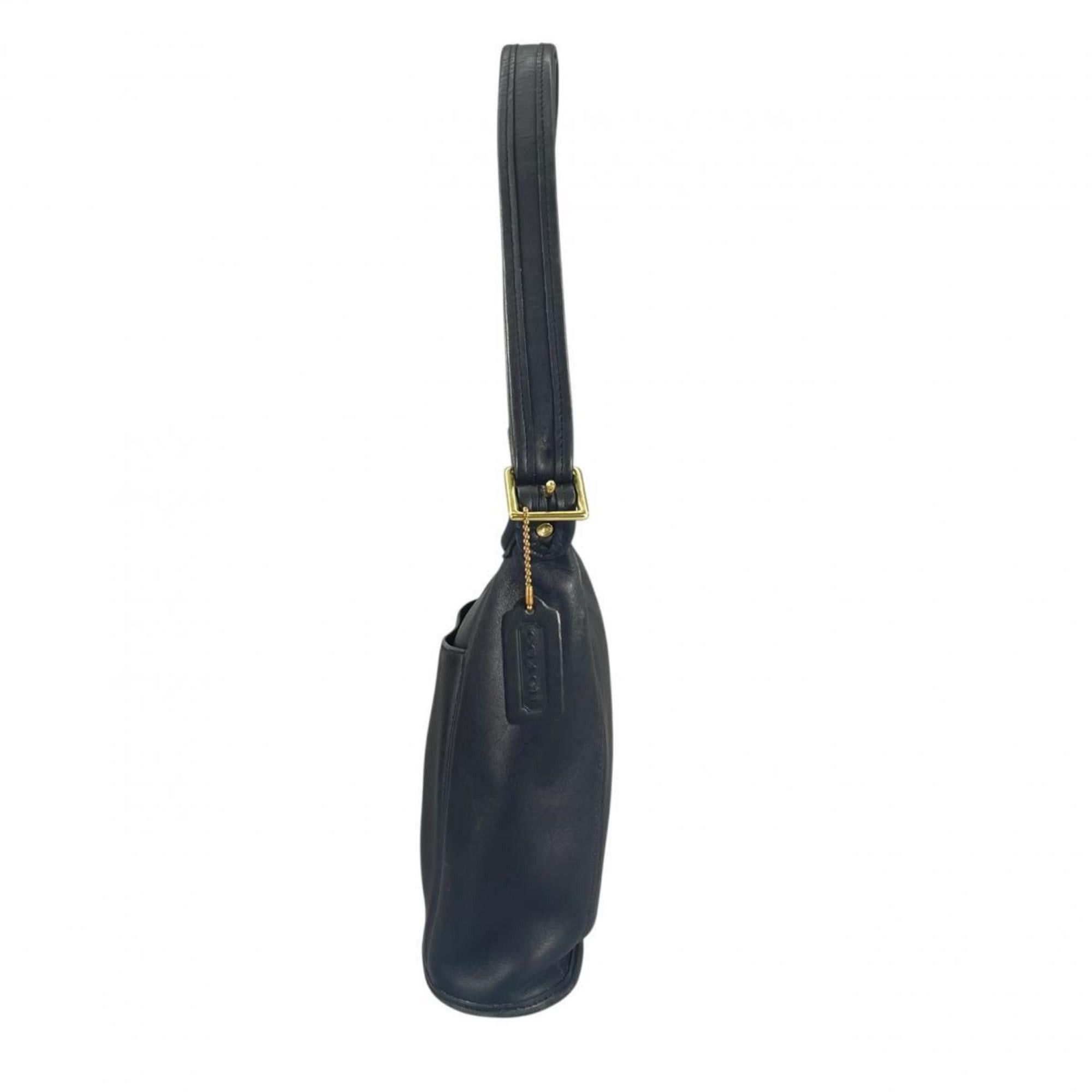 Coach Coach handbag/shoulder bag, glovetanned leather, Old G9C-9816, black. Size ONE SIZE - 3 Thumbnail