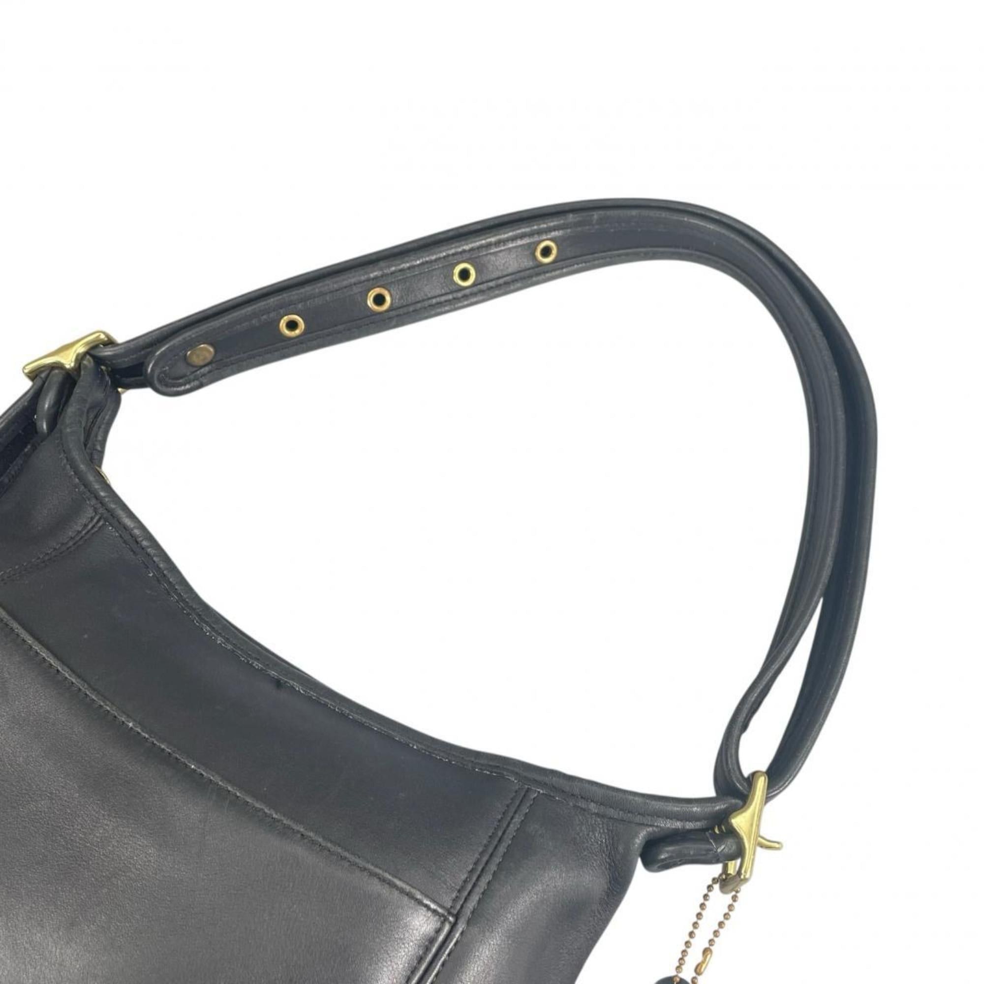 Coach Coach handbag/shoulder bag, glovetanned leather, Old G9C-9816, black. Size ONE SIZE - 5 Thumbnail
