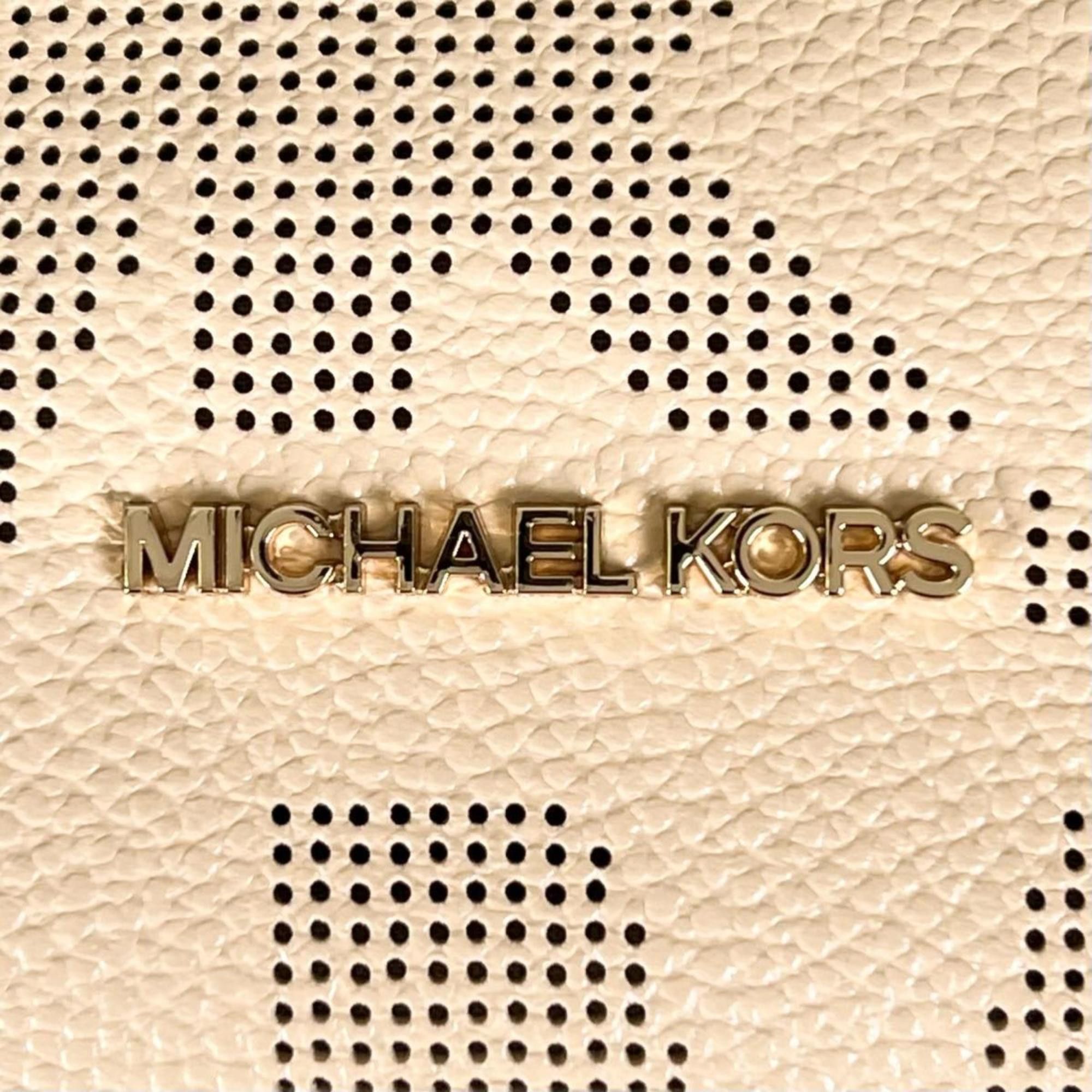 Michael Kors Michael Kors Joan Slouchy Leather Tote Bag, Size 35T1GV9L3L, Beige Size ONE SIZE - 12 Thumbnail