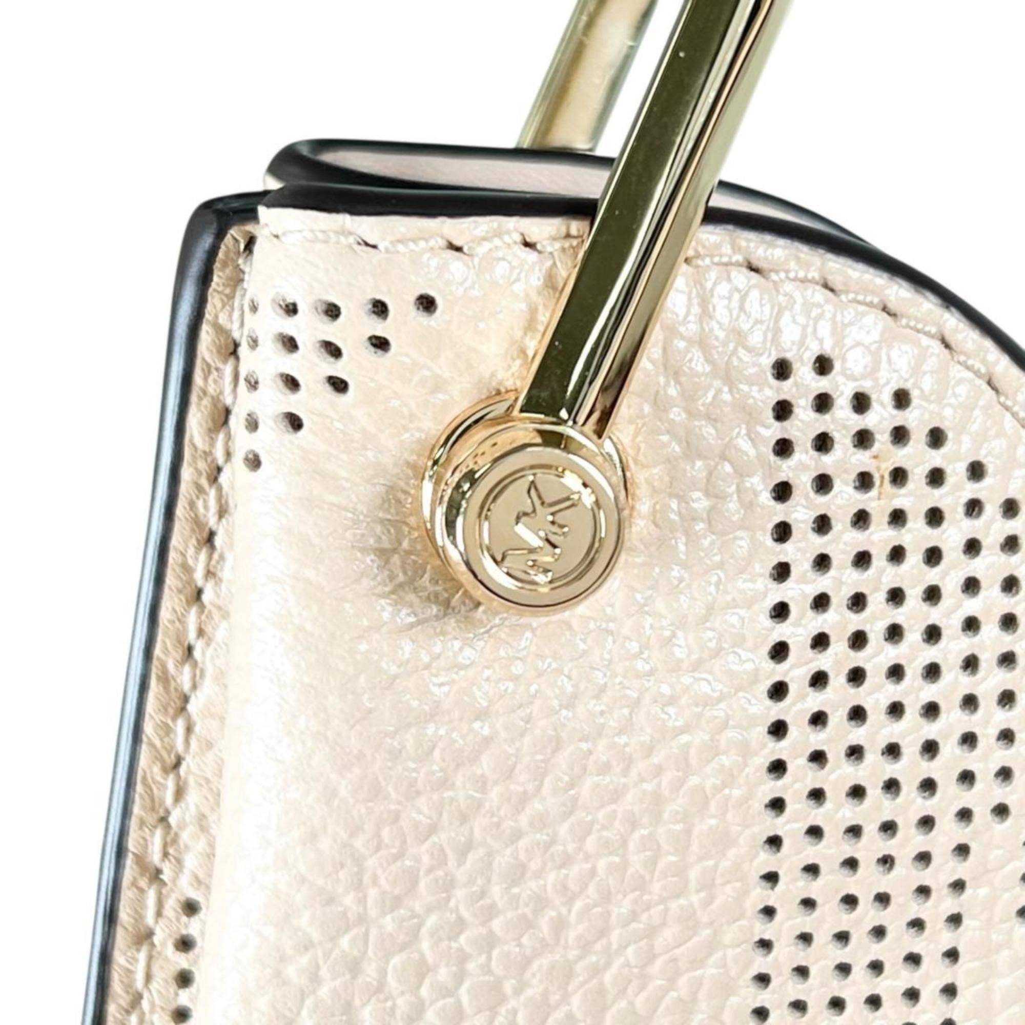 Michael Kors Michael Kors Joan Slouchy Leather Tote Bag, Size 35T1GV9L3L, Beige Size ONE SIZE - 13 Thumbnail