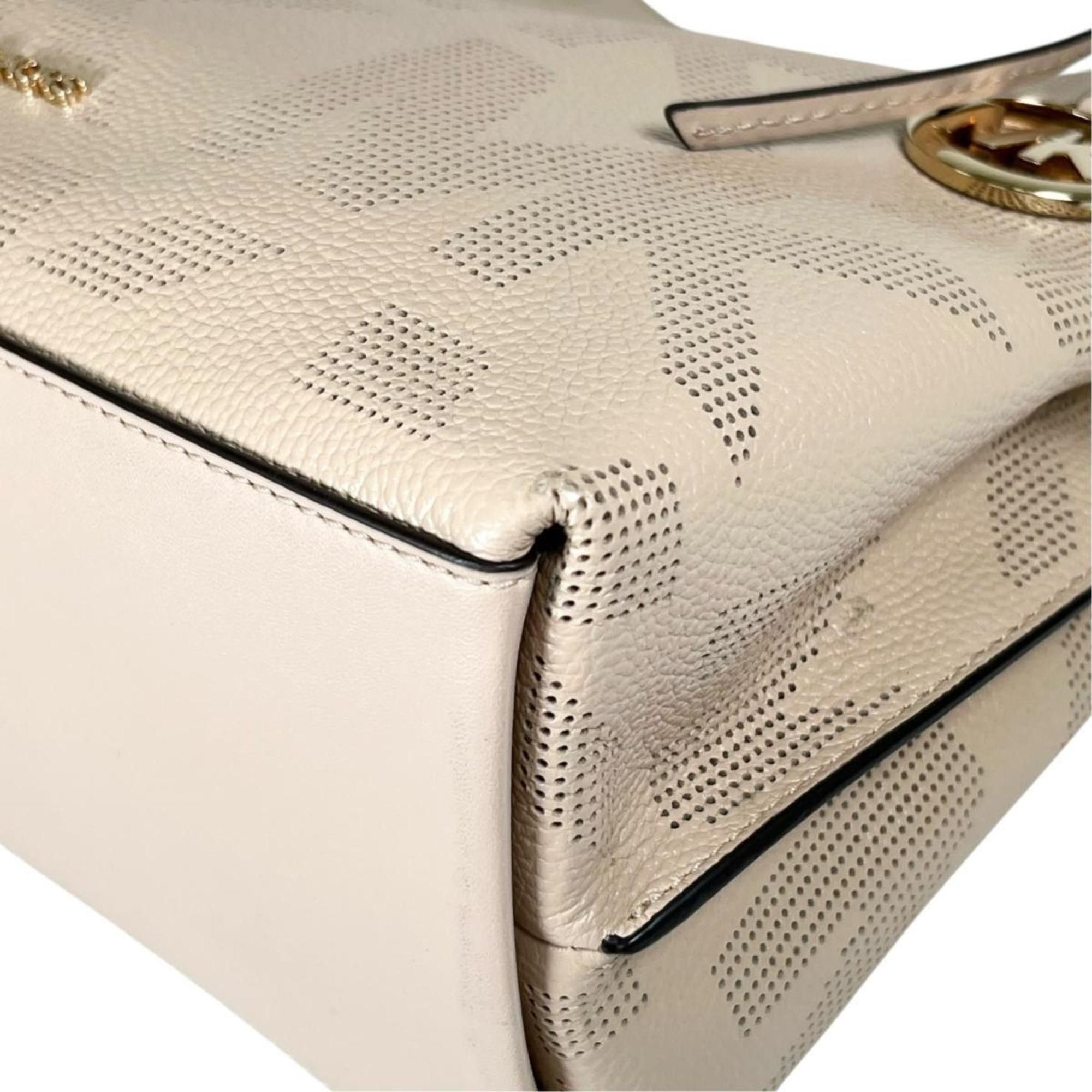 Michael Kors Michael Kors Joan Slouchy Leather Tote Bag, Size 35T1GV9L3L, Beige Size ONE SIZE - 8 Thumbnail